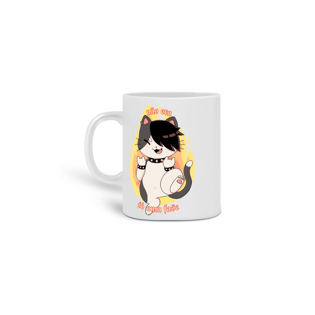 Nome do produto: Caneca gatinho - não era só uma fase
