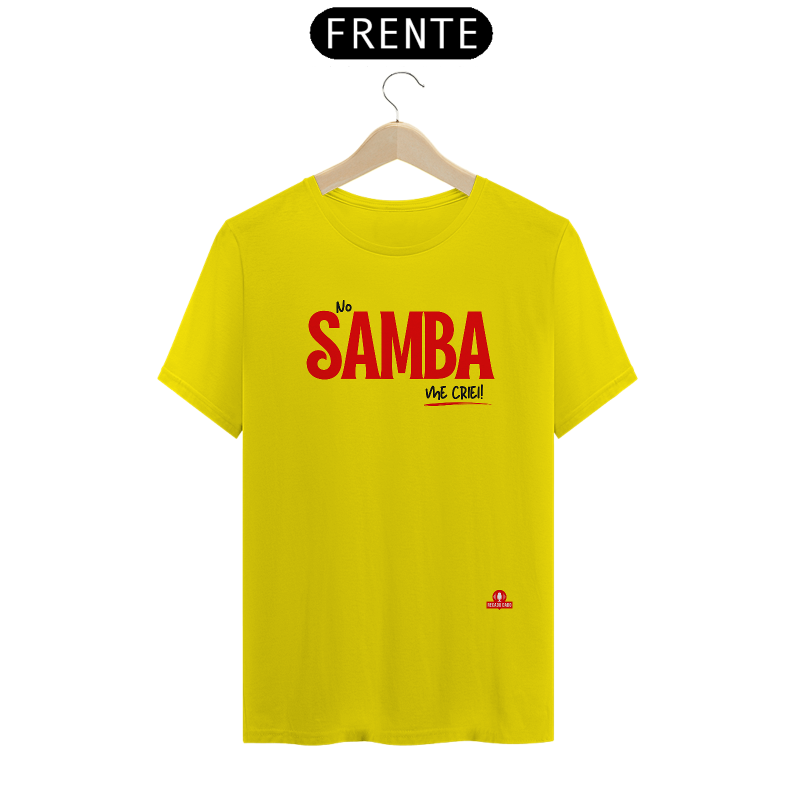 Nome do produto: Camiseta de sambista com frase \