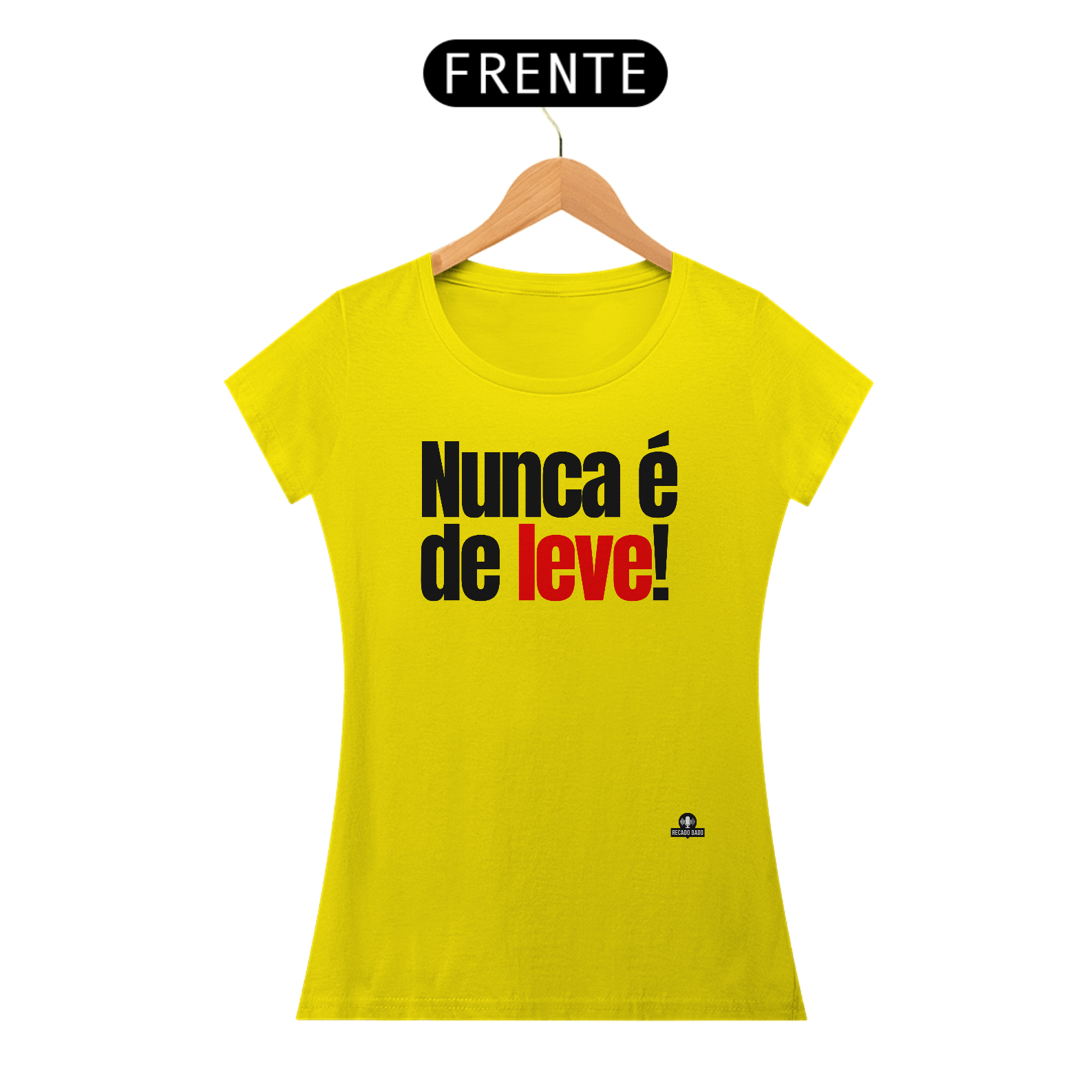 Nome do produto: Camiseta feminina de humor com frase \