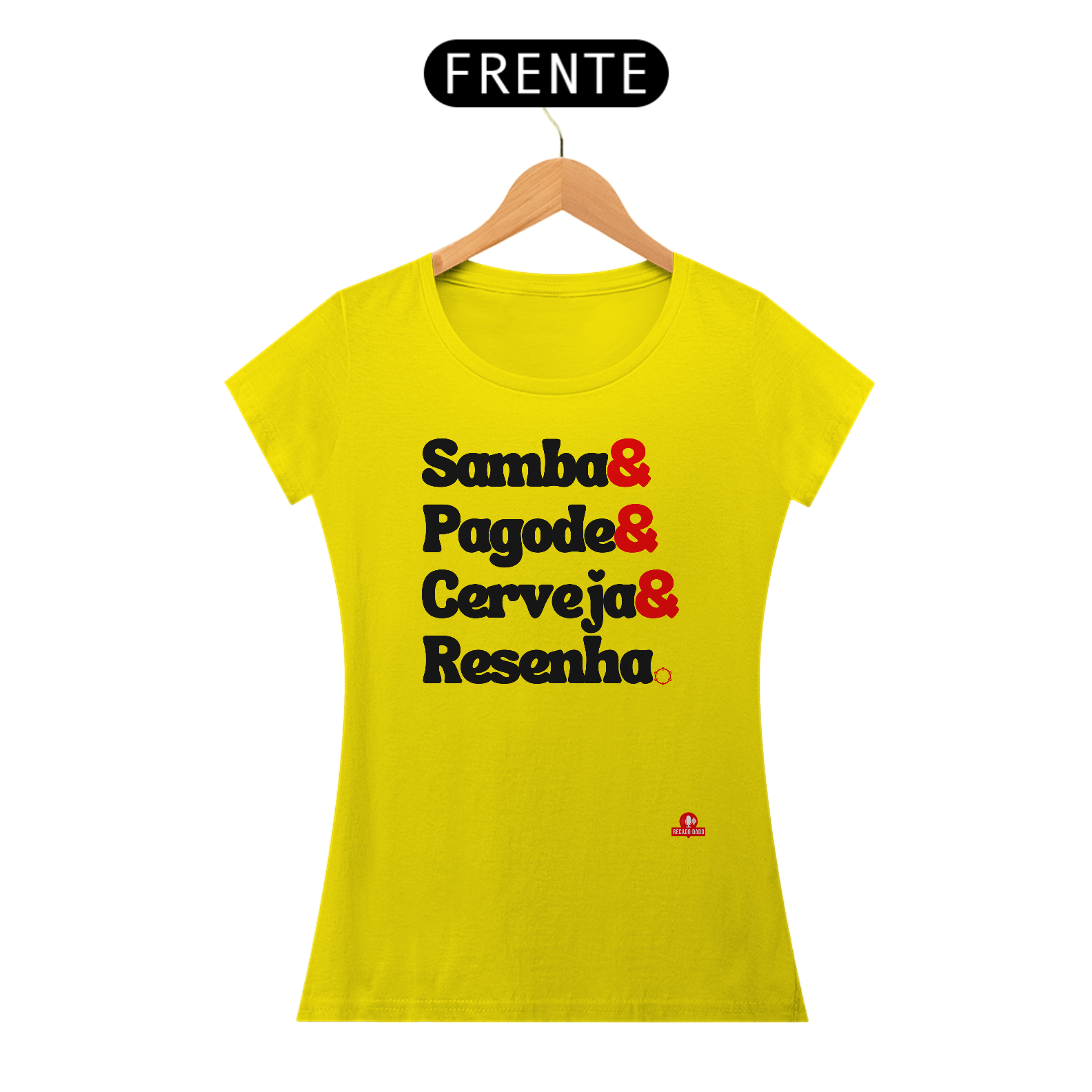 Nome do produto: Camiseta feminina de fim de semana com frase \