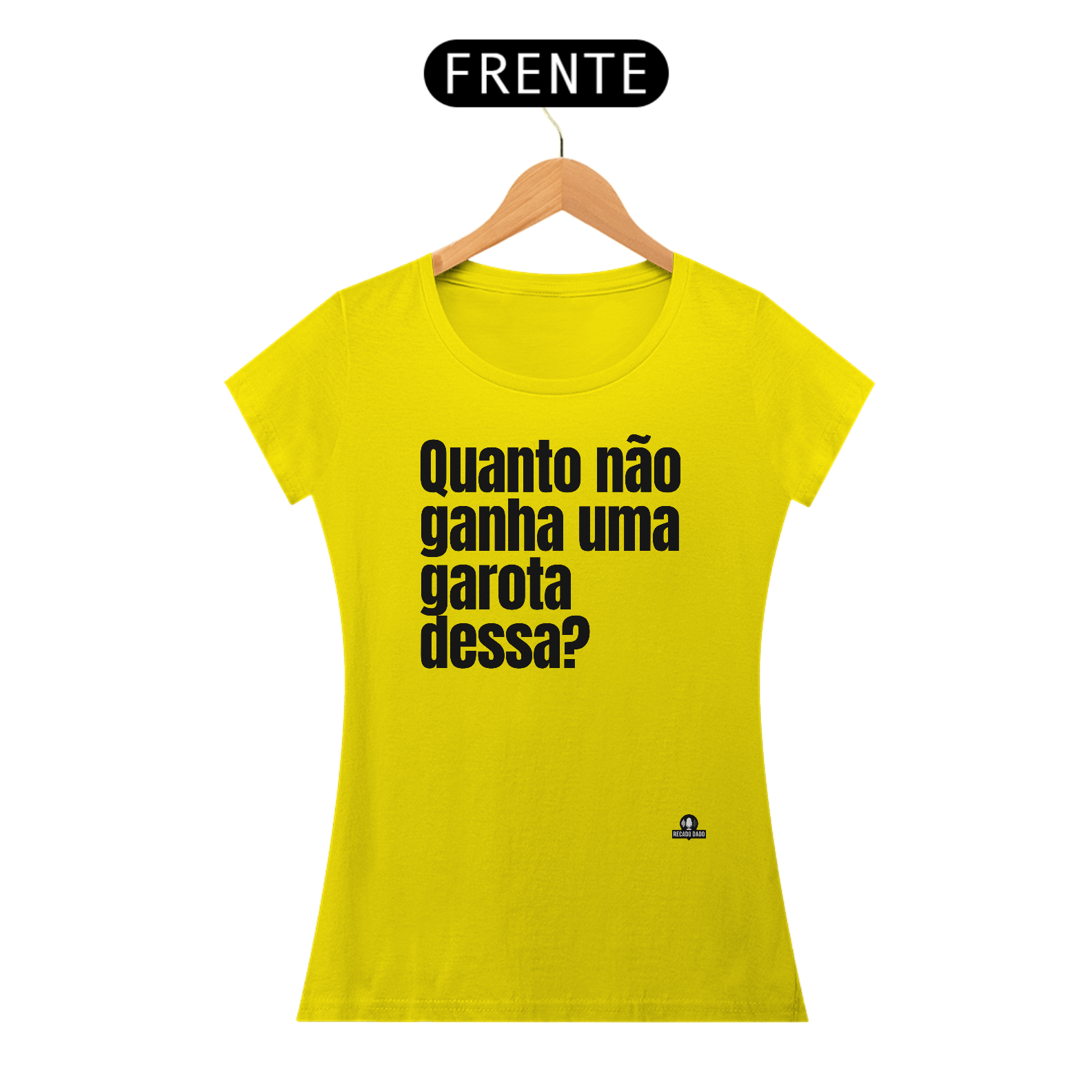 Nome do produto: Camiseta com frase de humor \