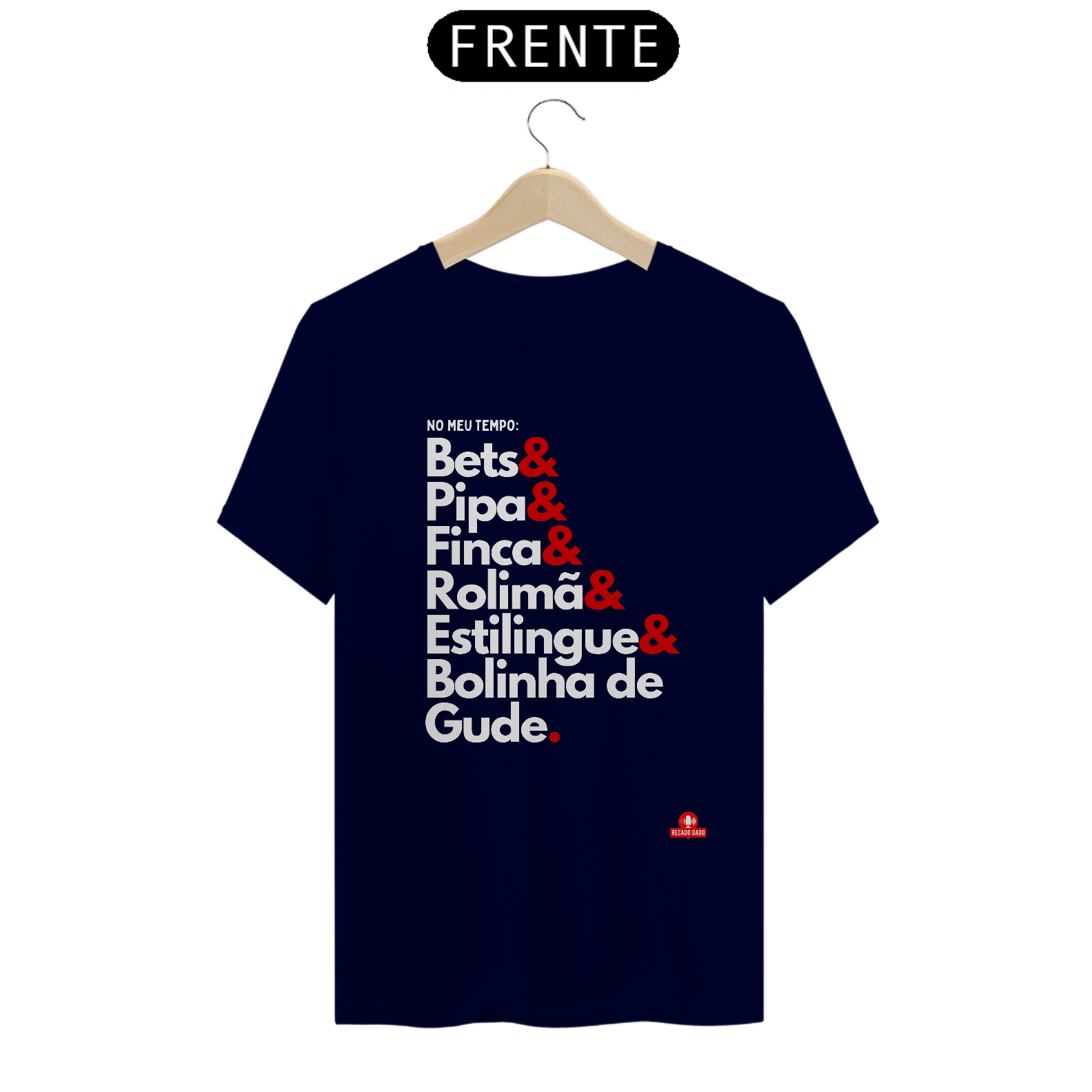 Nome do produto: Camiseta retrô brincadeiras da minha infância: bets, pipa, pião, finca, rolimã, estilingue, bolinha de gude.