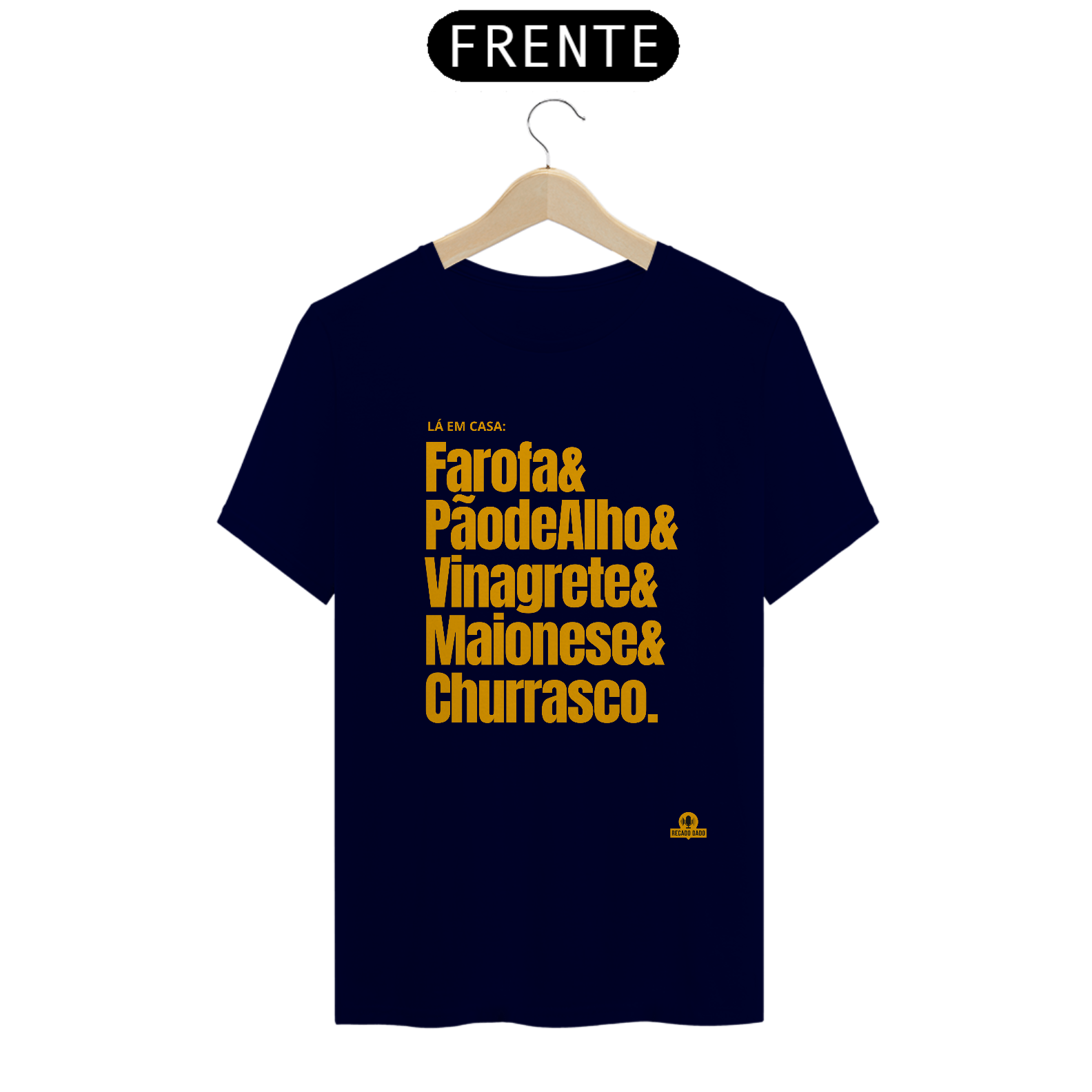 Nome do produto: Camiseta com frase \