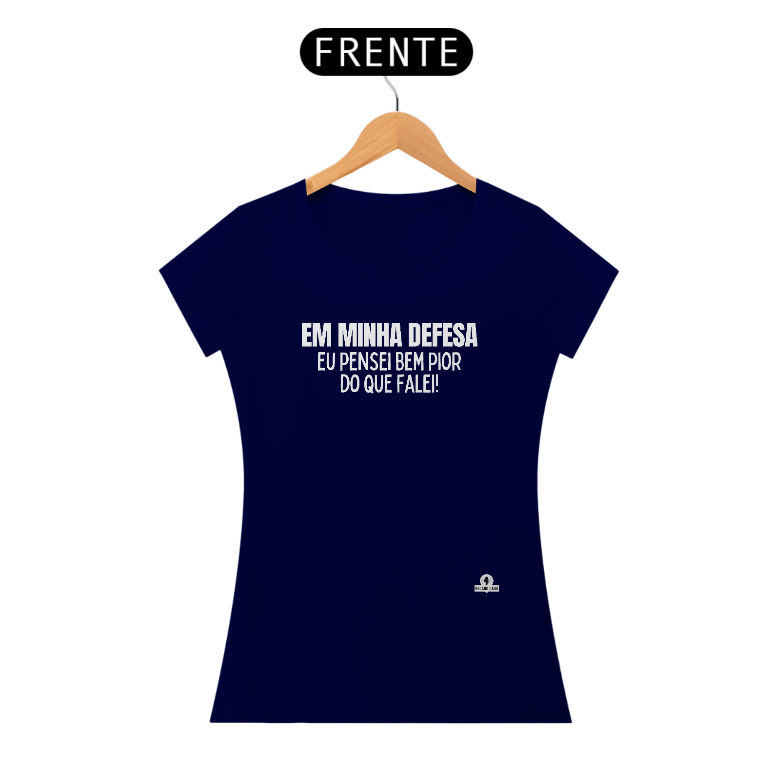 Nome do produto: Camiseta baby long frase engraçada \