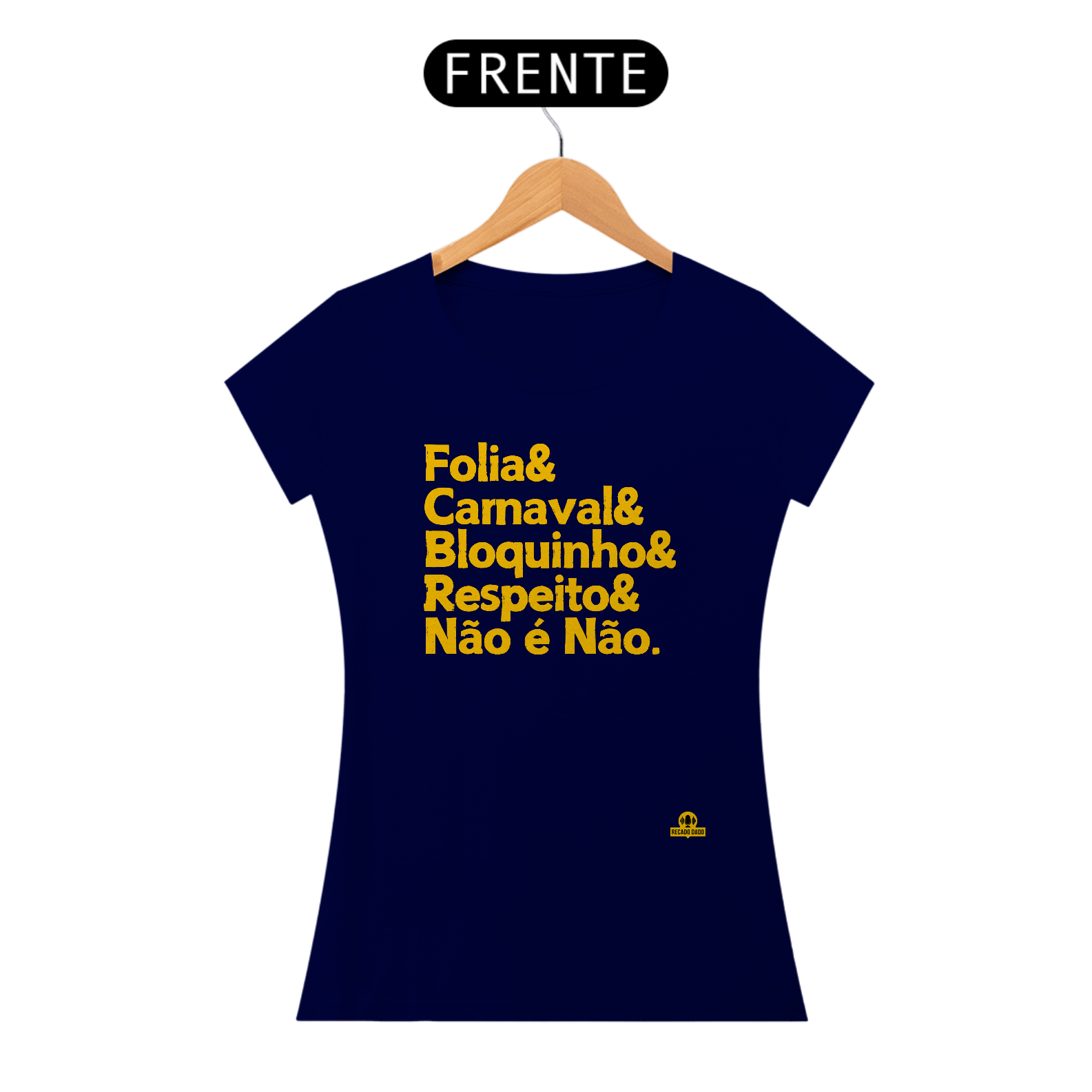 Nome do produto: Camiseta baby long para o carnaval com frase \
