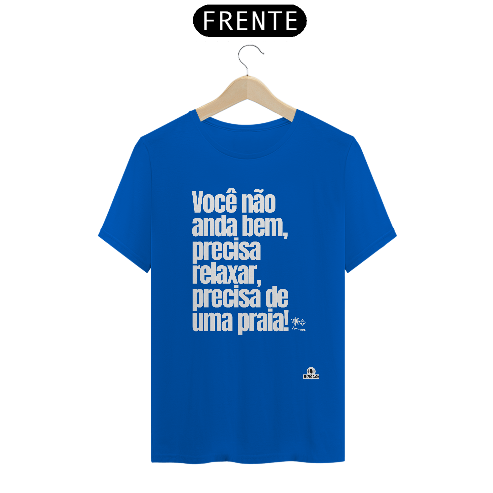 Nome do produto: Camiseta de turismo com frase \