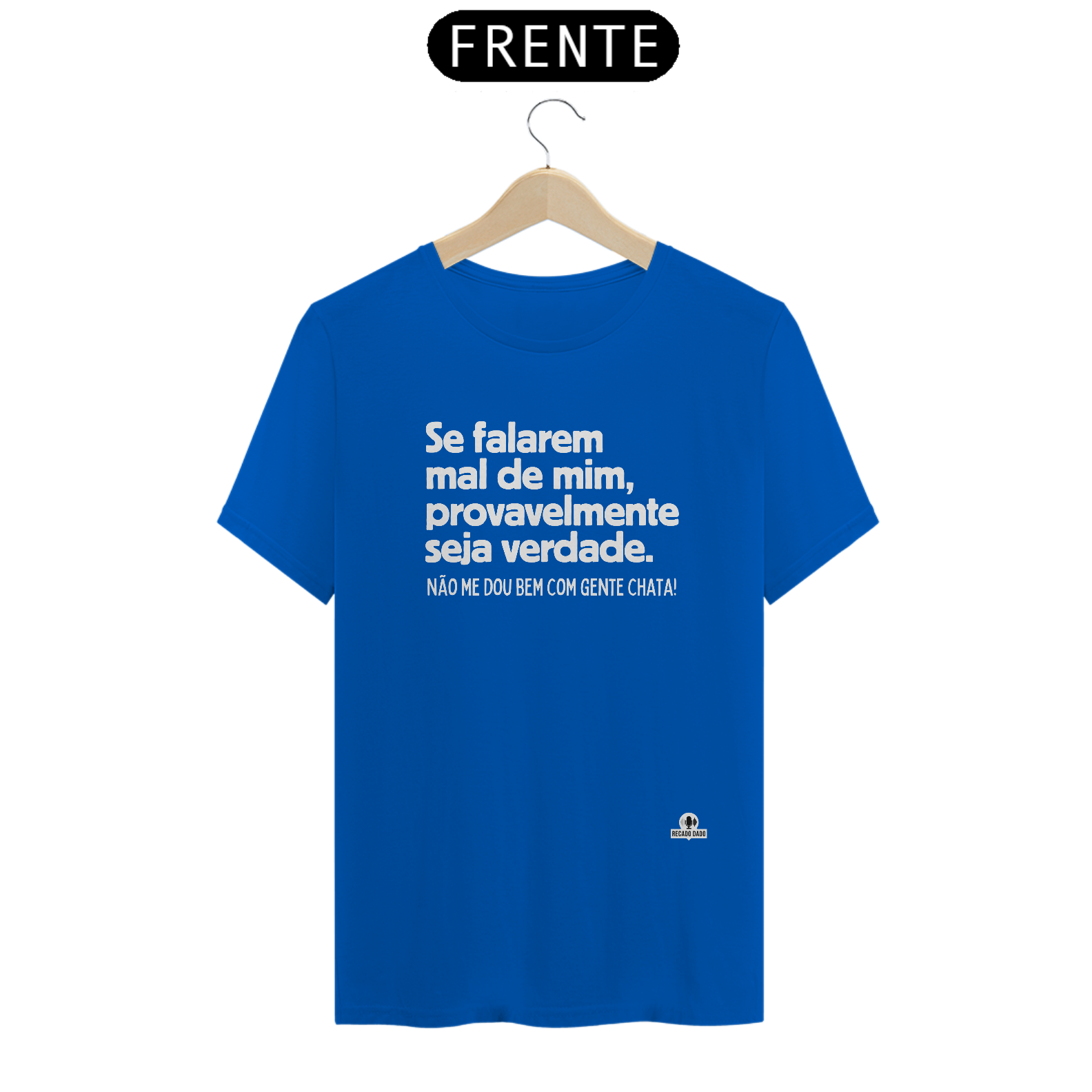Nome do produto: Camiseta com frase de humor \