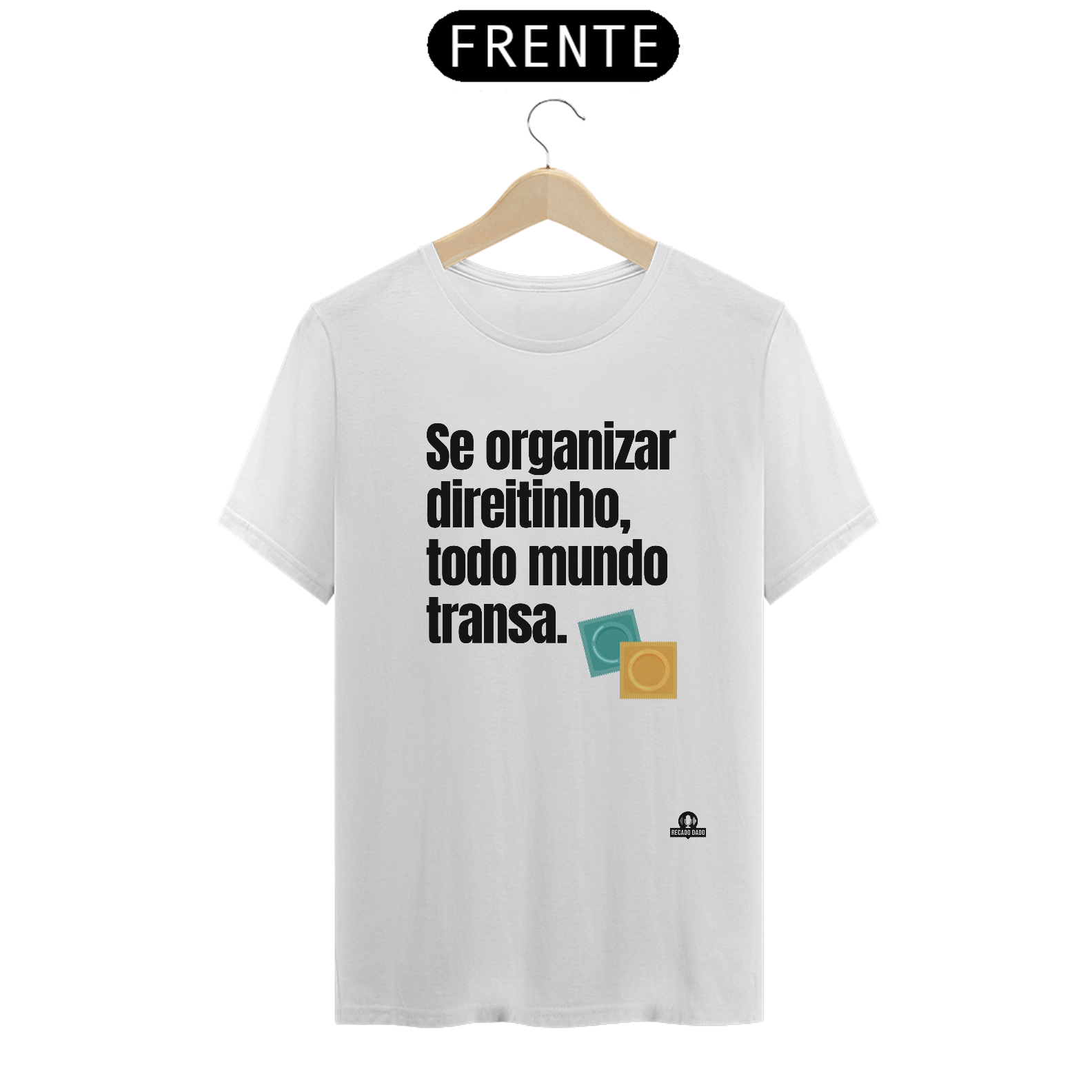 Nome do produto: Camiseta com frase humor \