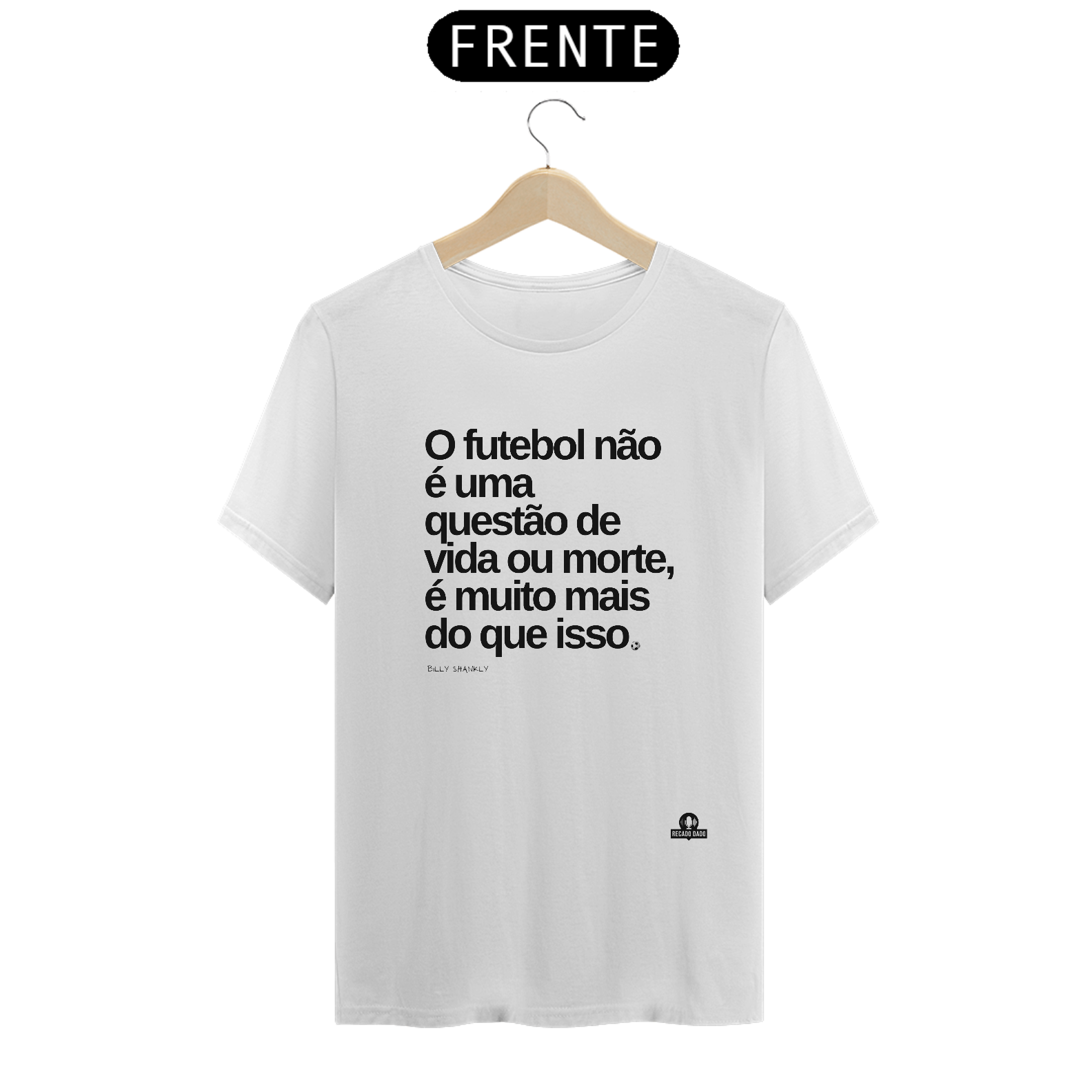 Nome do produto: Camiseta futebol com frase \
