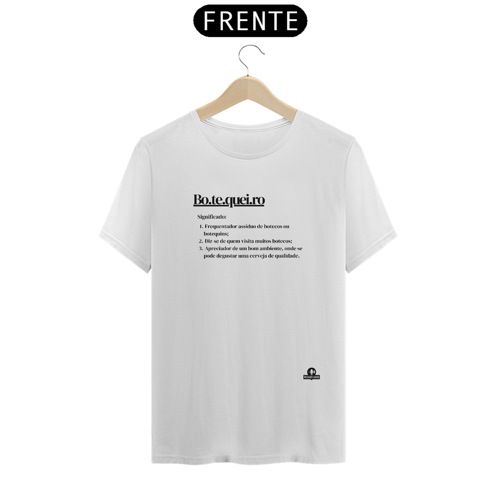 Nome do produto: Camiseta com o significado da palavra \