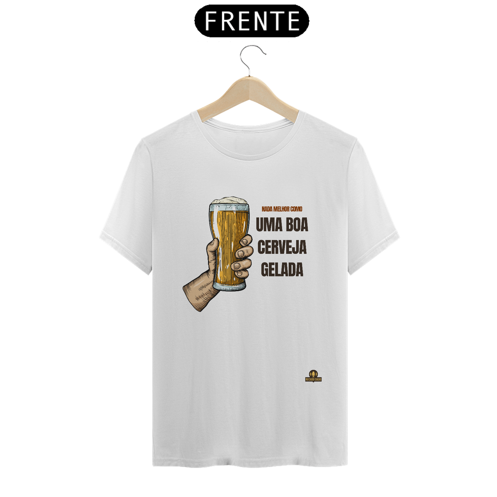 Nome do produto: Camiseta com frase \