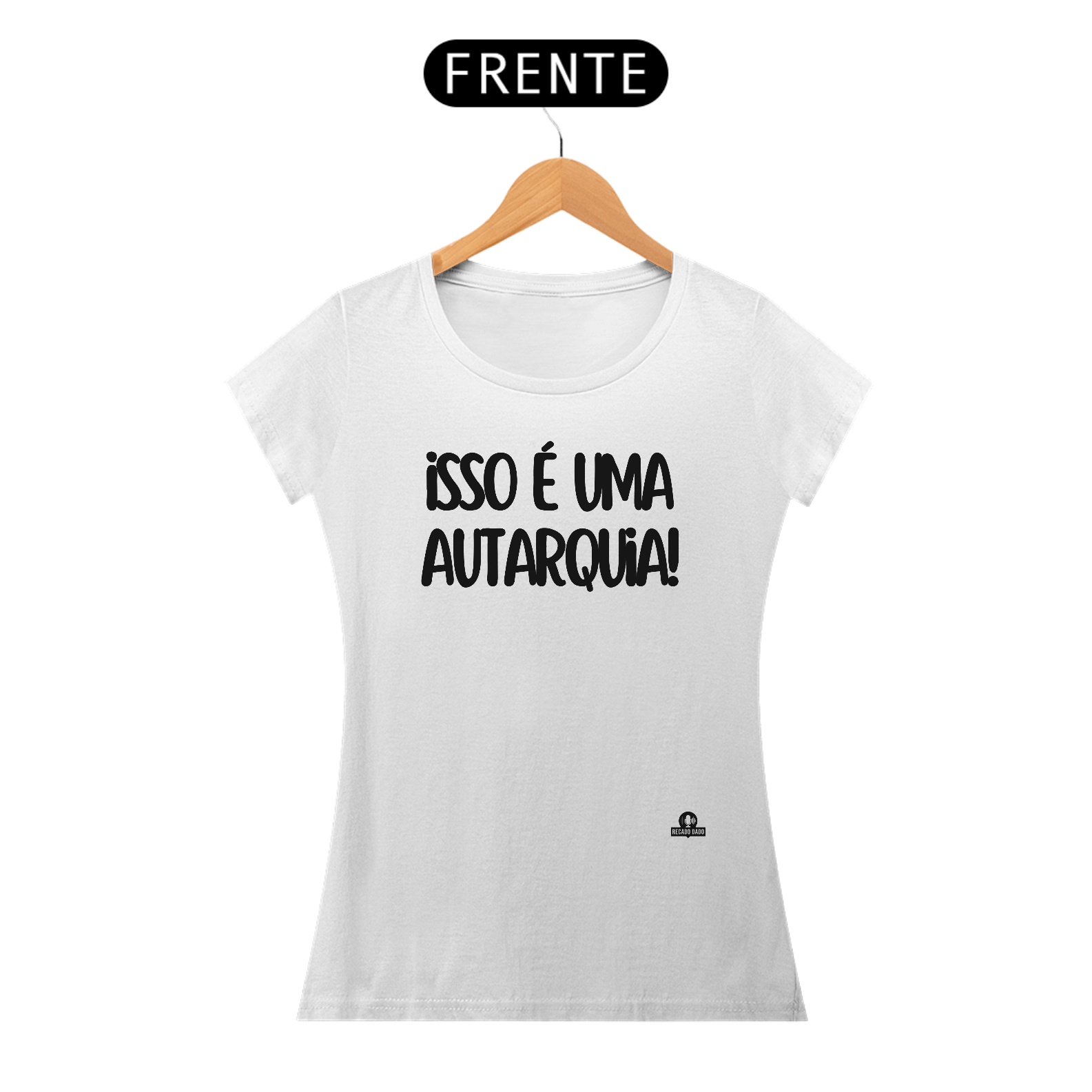 Nome do produto: Camiseta feminina com frase engraçada \