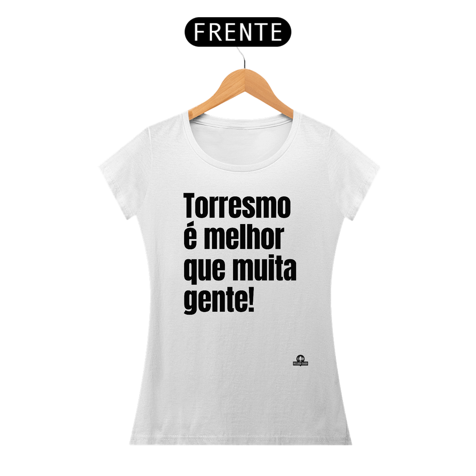 Nome do produto: Camiseta feminina com humor frase \
