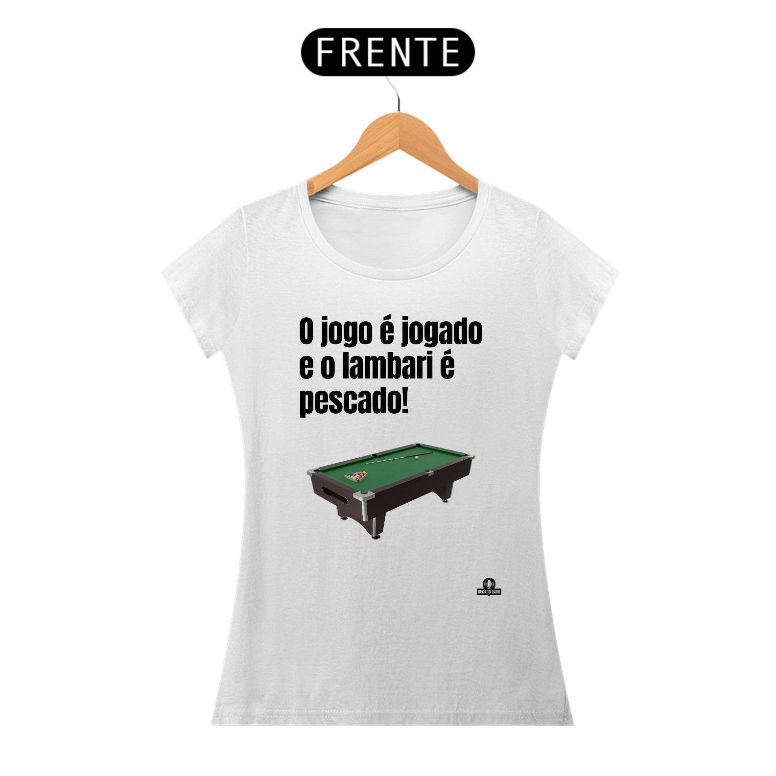 Nome do produto: Camiseta de jogador de sinuca com frase de humor \