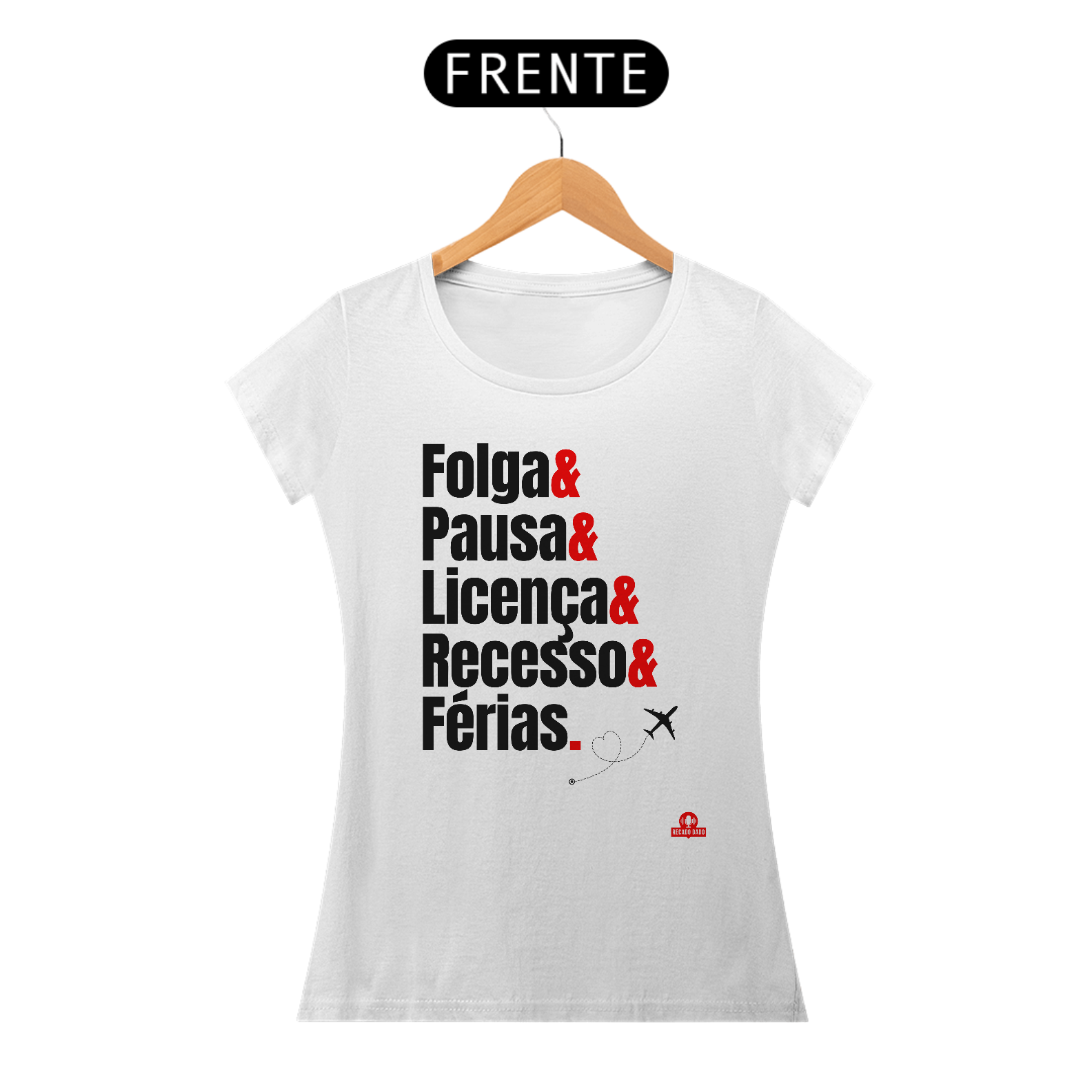 Nome do produto: Camiseta feminina de viagem com frase \
