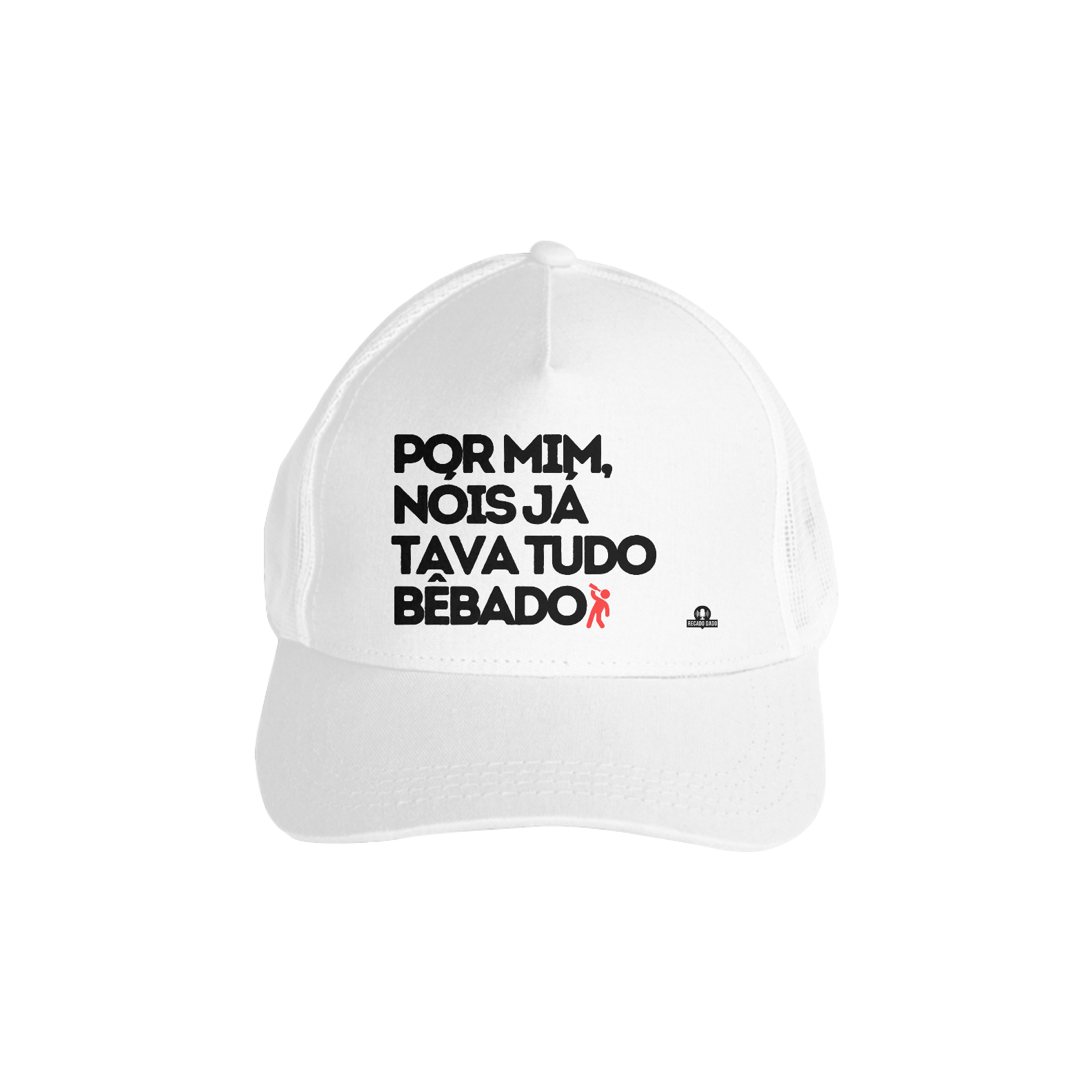 Nome do produto: Boné aba curva com frase engraçada \