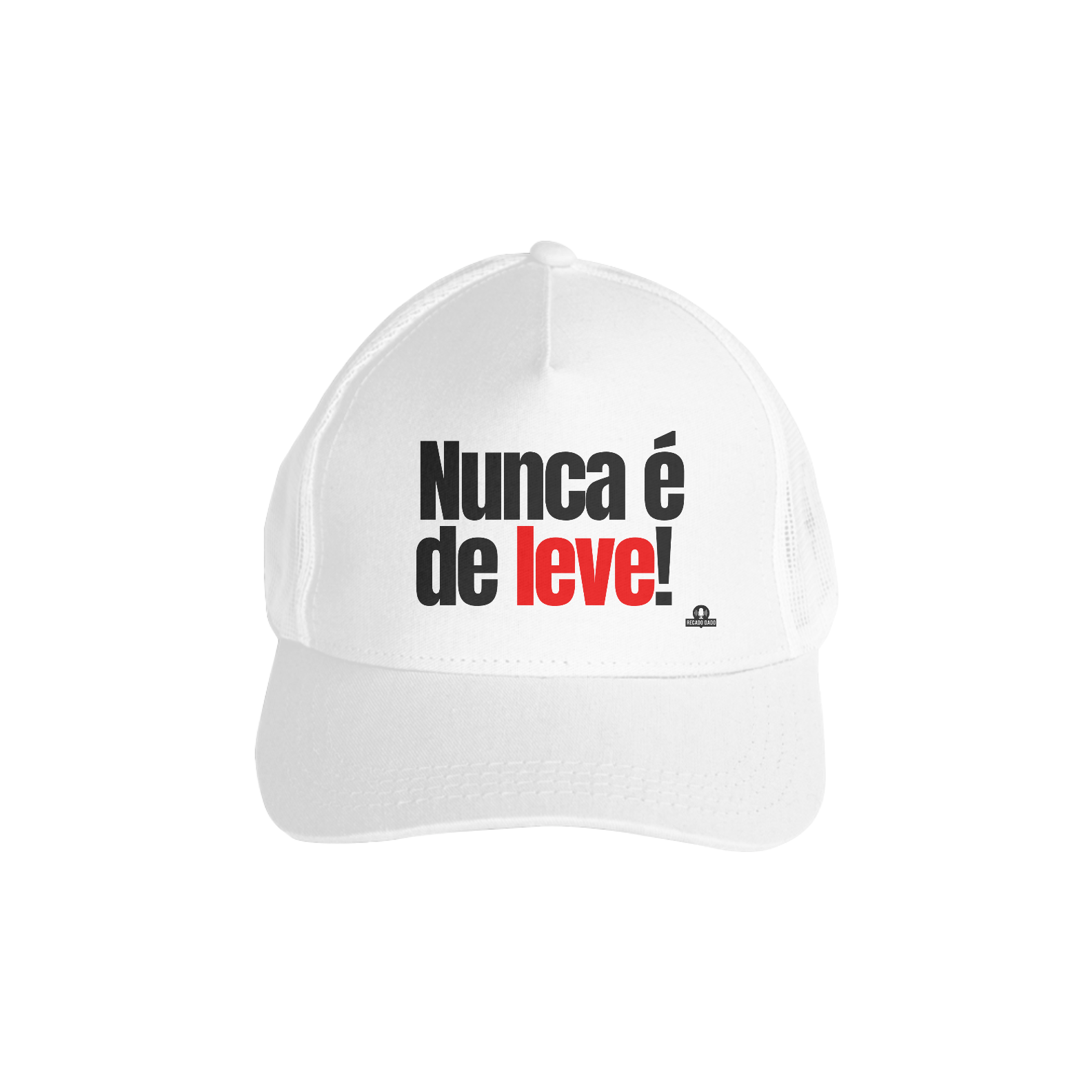 Nome do produto: Boné aba curva de humor com frase \