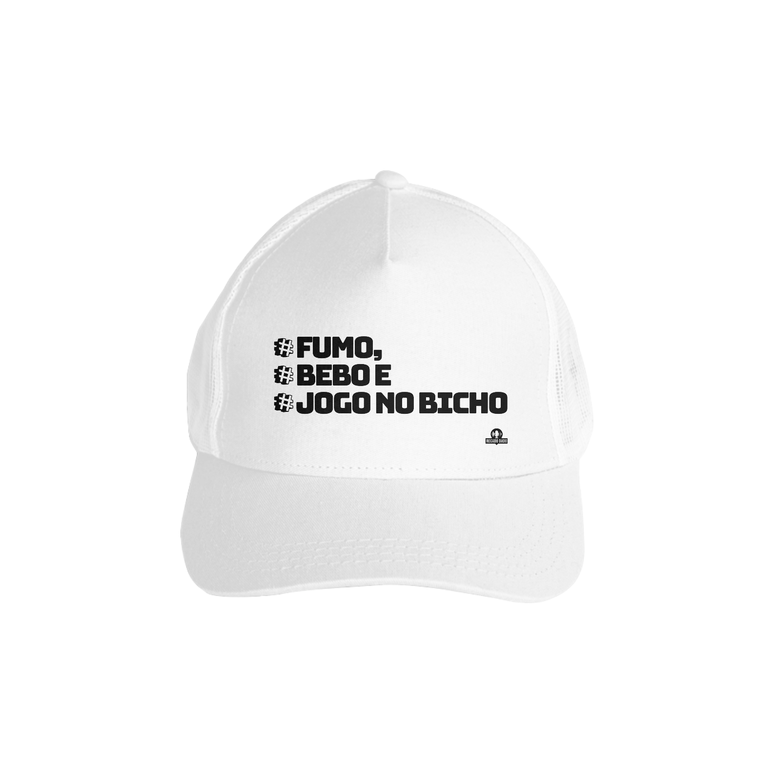 Nome do produto: Boné aba curva com frase de boteco \