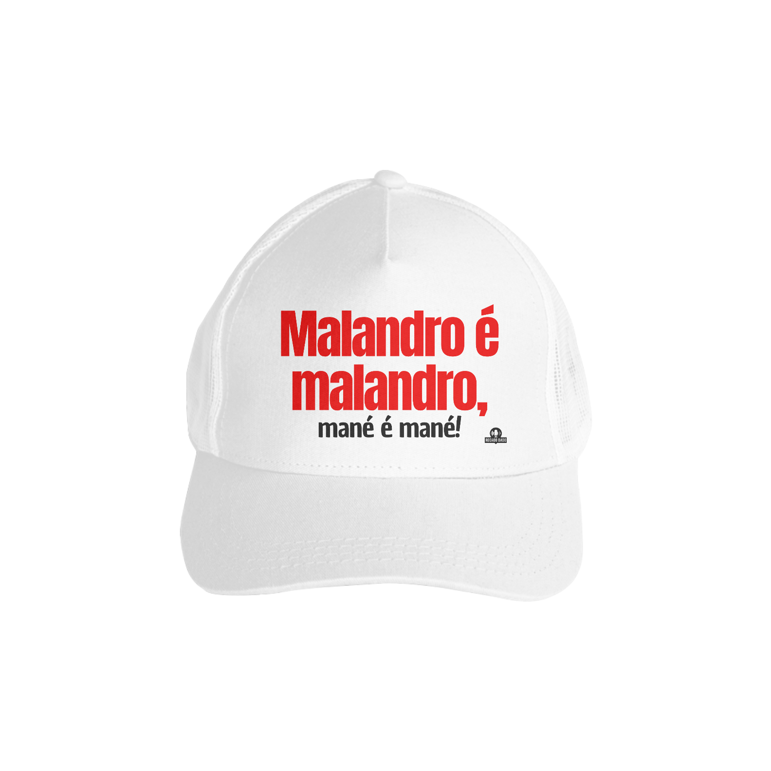 Nome do produto: Boné aba curva de samba com frase \