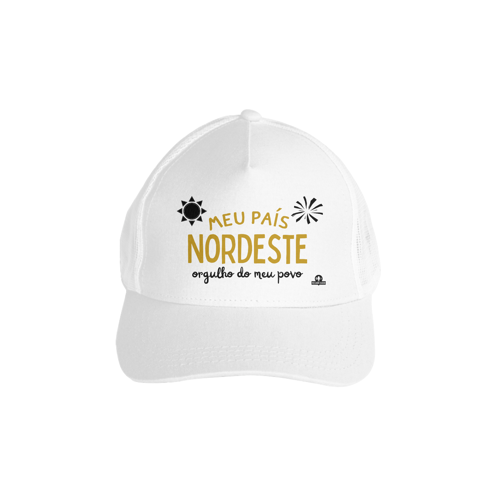 Nome do produto: Boné aba curva frase \