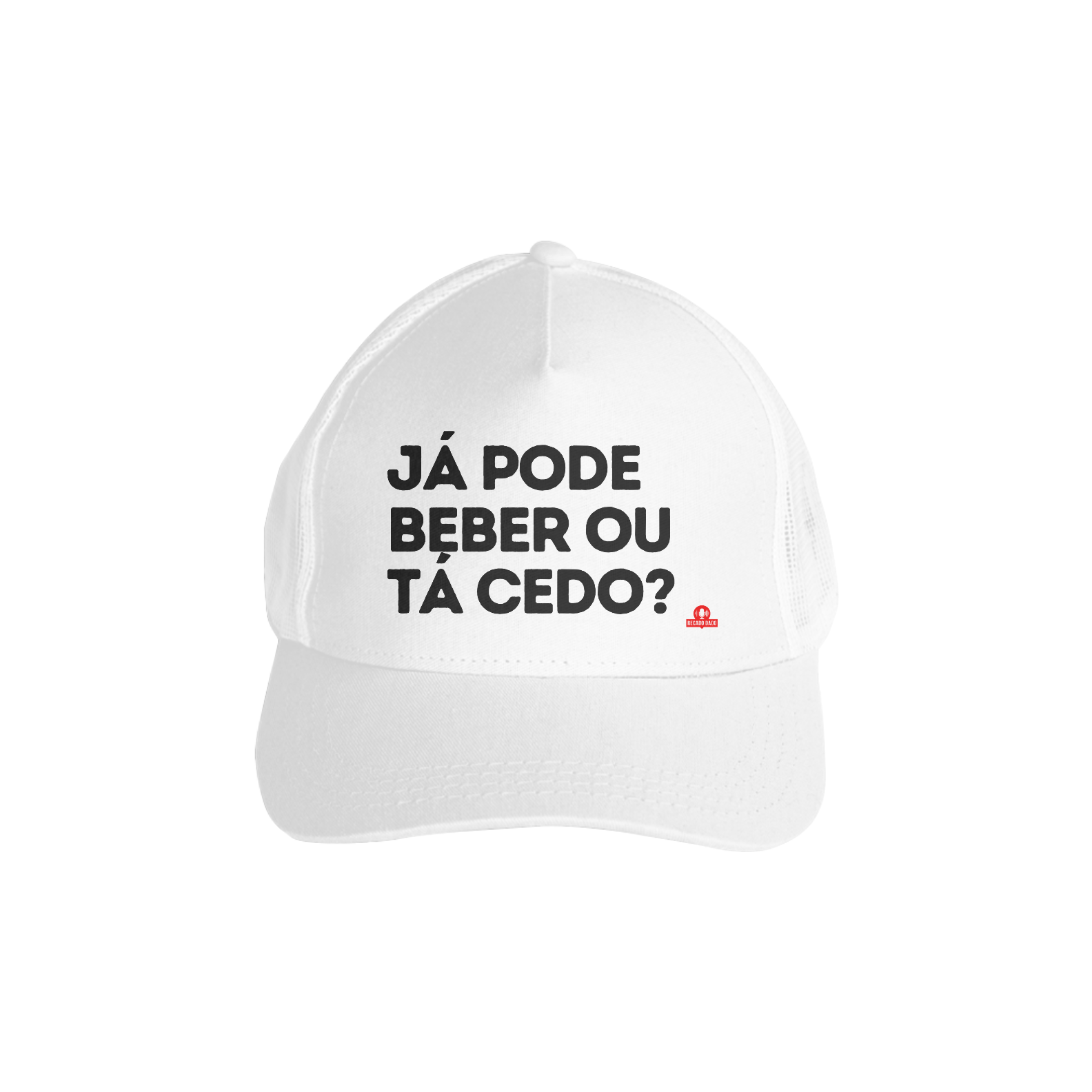 Nome do produto: Boné aba curva frase \