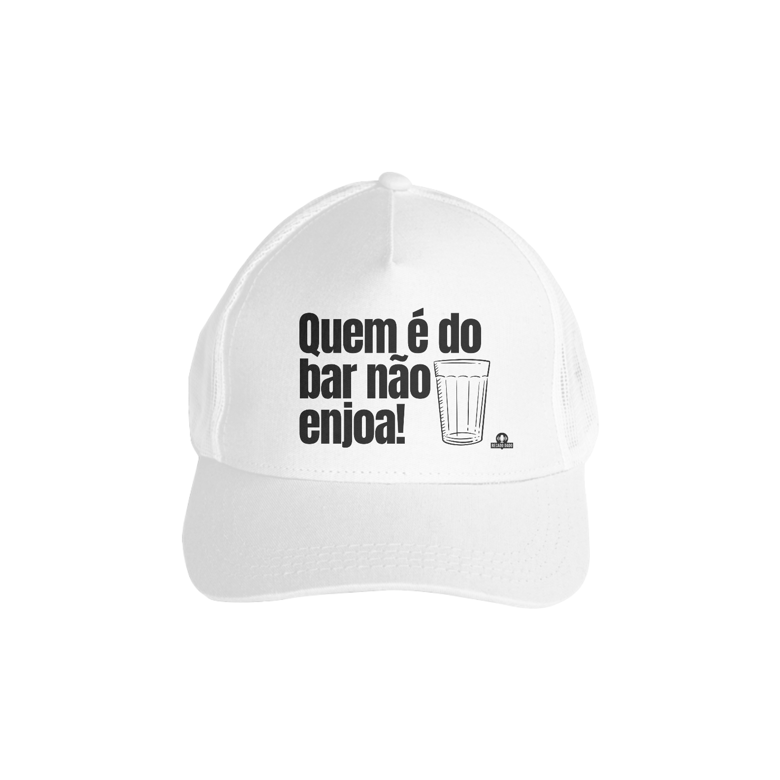 Nome do produto: Boné aba curva de botequeiro \