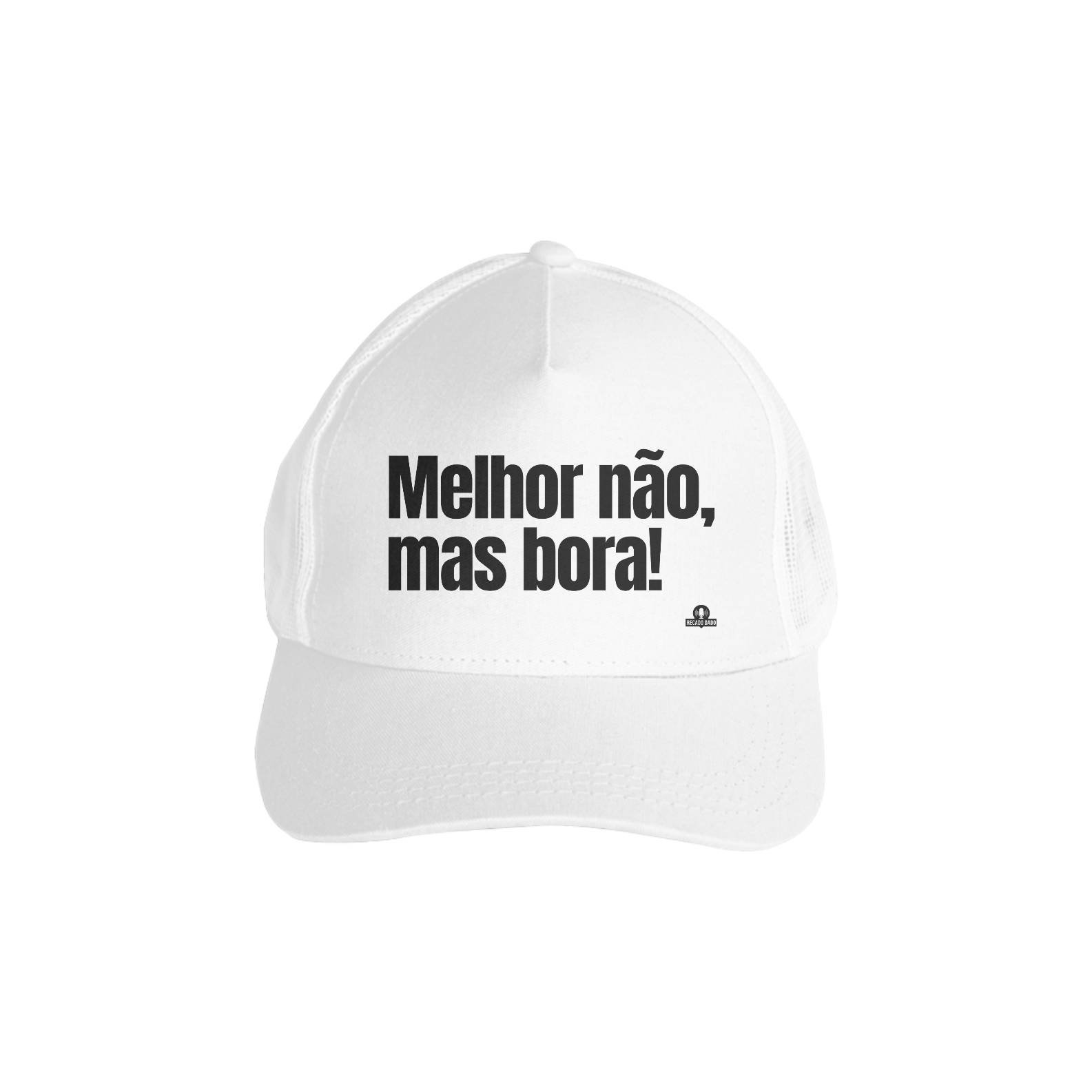 Nome do produto: Boné aba curva divertida com frase \