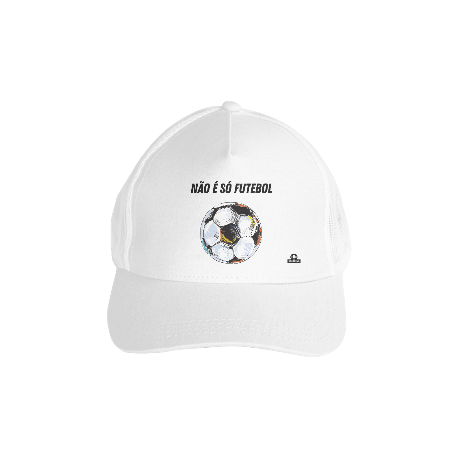 Nome do produto: Boné aba curva com frase \