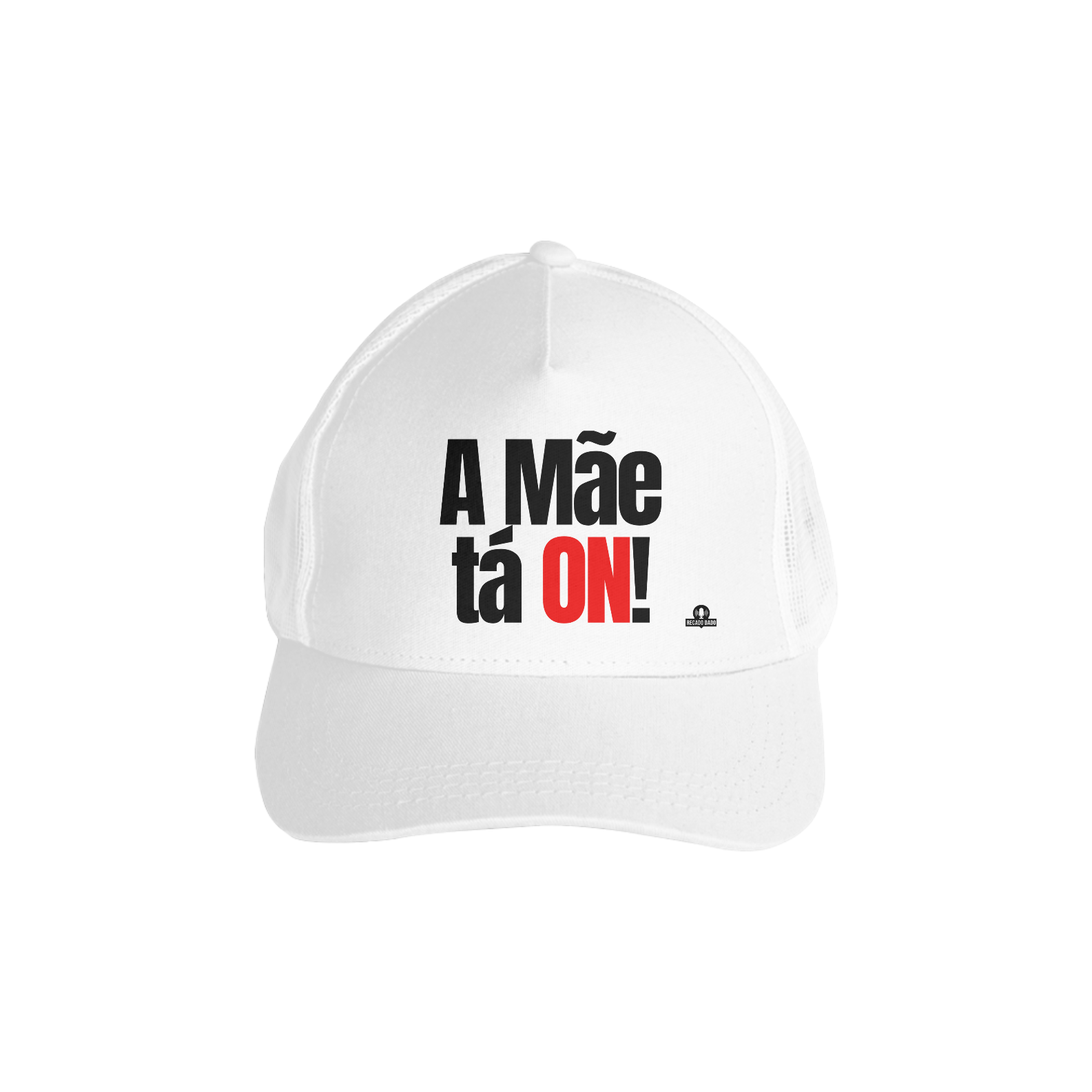 Nome do produto: Boné aba curva frase \