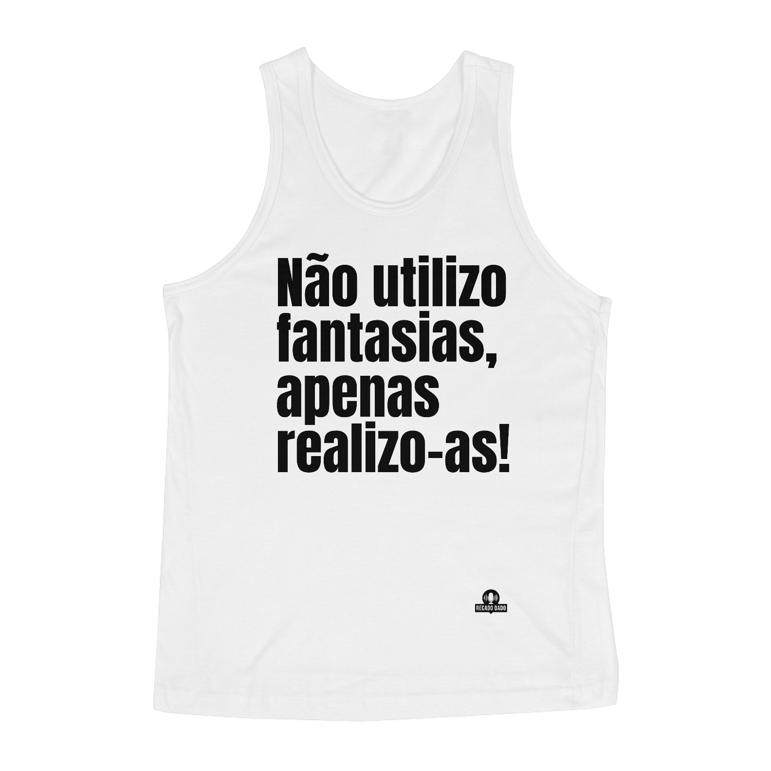Nome do produto: Camiseta regata com frase engraçada para carnaval \