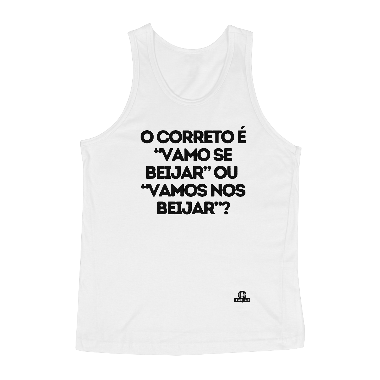 Nome do produto: Camiseta regata de carnaval com frase engraçada \