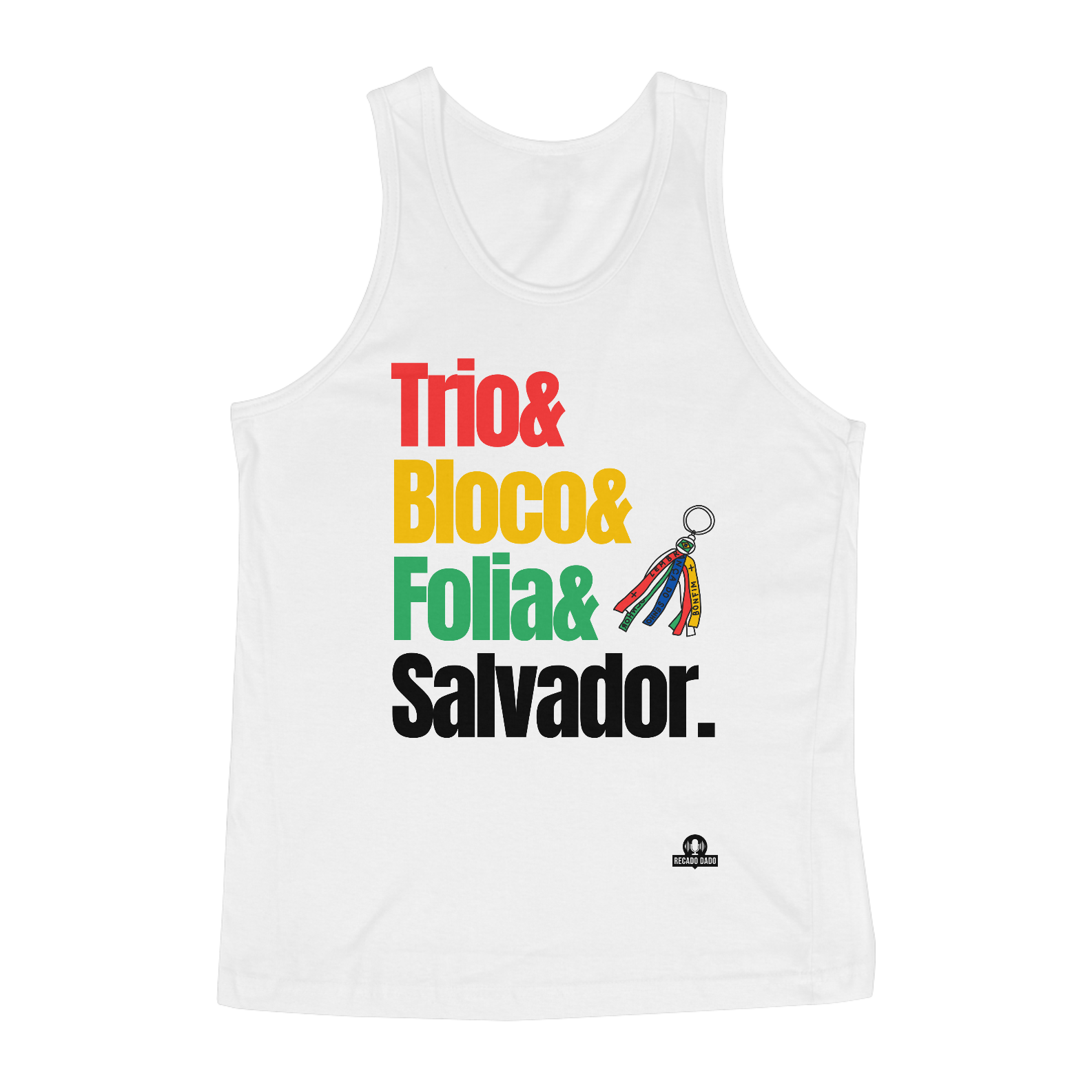 Nome do produto: Camiseta para o carnaval de Salvador com frase \