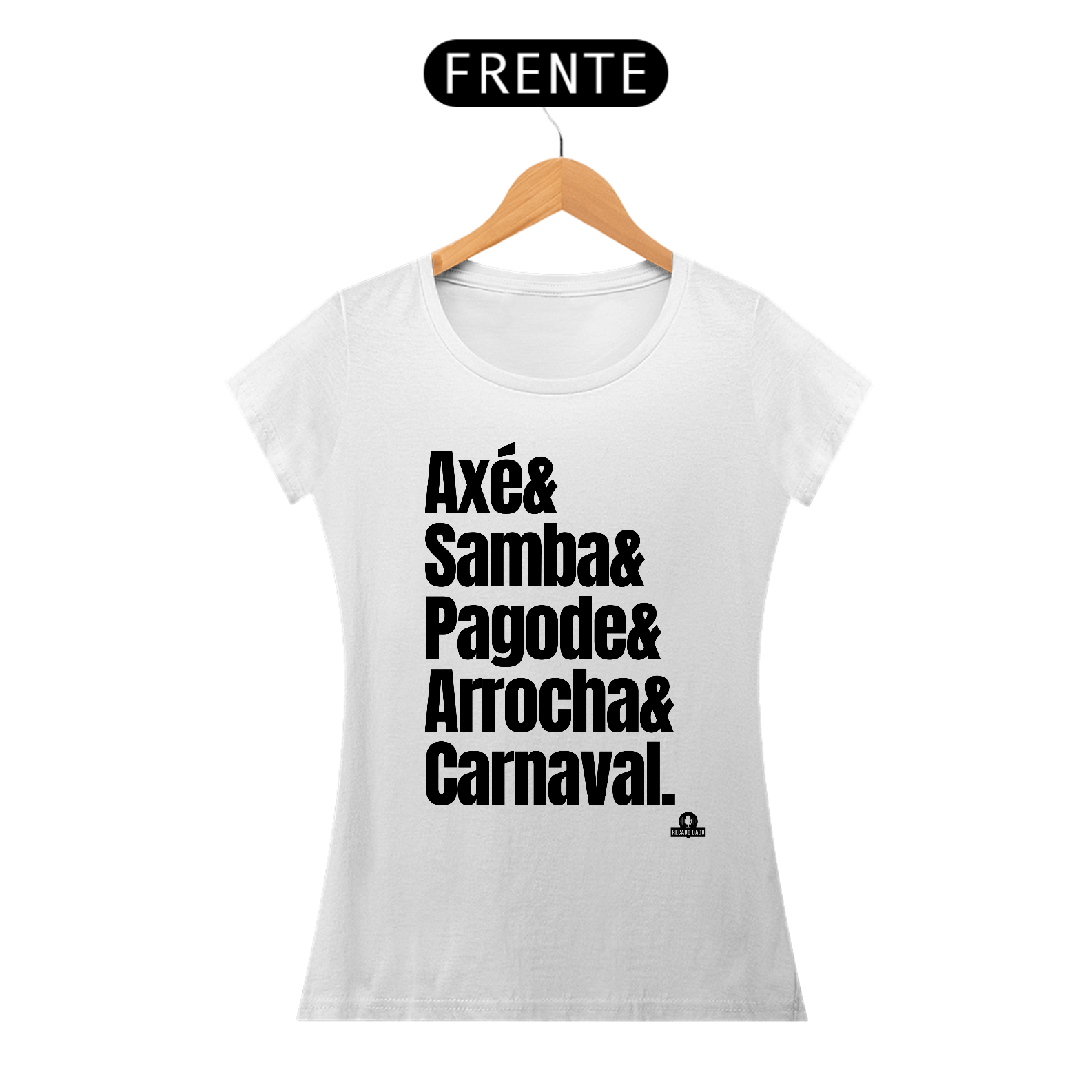 Nome do produto: Camiseta baby long com estampa dos ritmos carnavalescos \