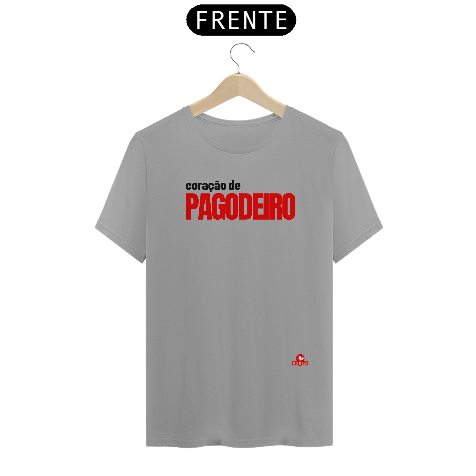 Nome do produto: Camiseta de samba com frase \