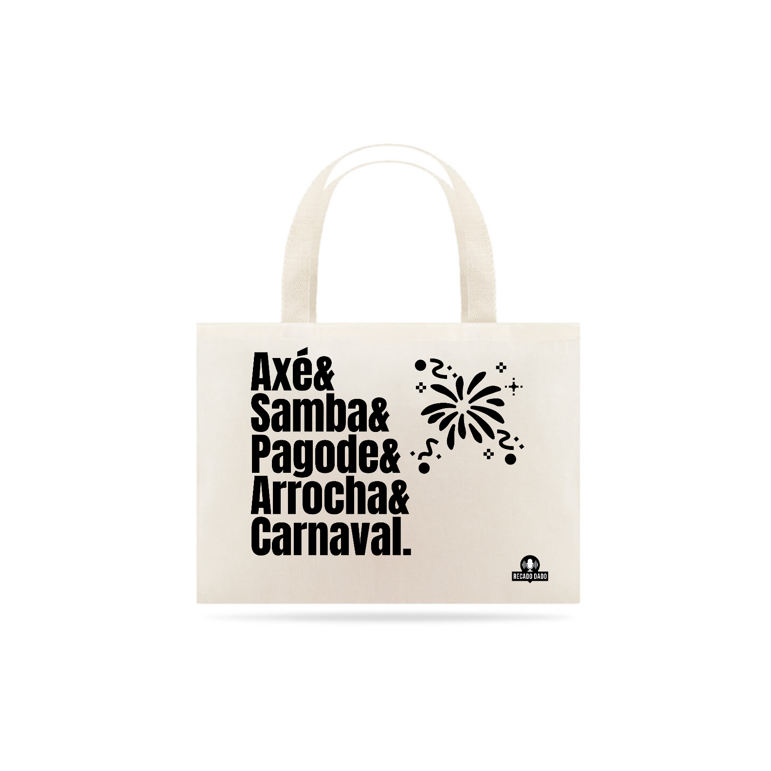 Nome do produto: Ecobag com estampa dos ritmos carnavalescos \
