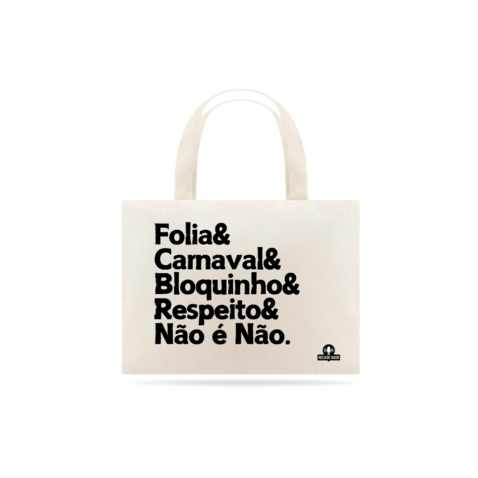 Nome do produto: Ecobag para o carnaval com frase \