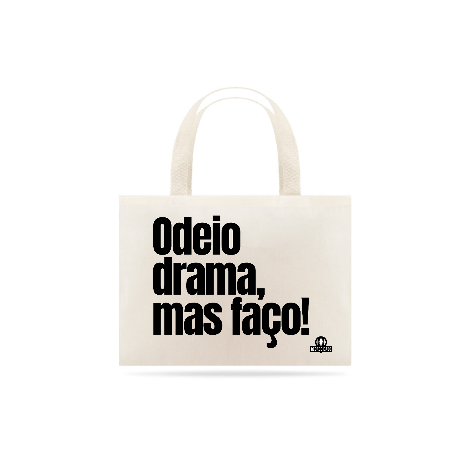 Nome do produto: Ecobag feminina com a frase engraçada \