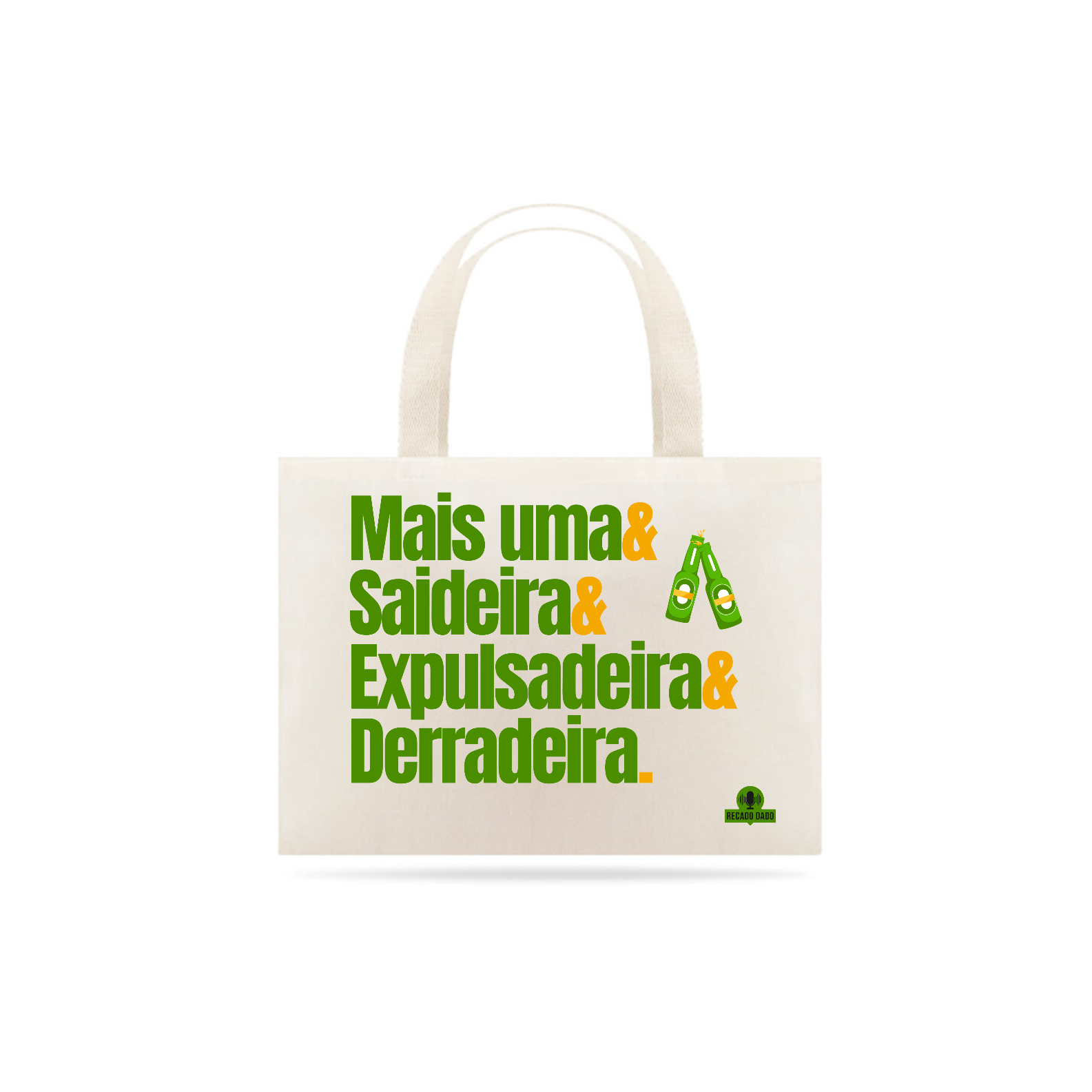 Nome do produto: Ecobag de bar com frase \
