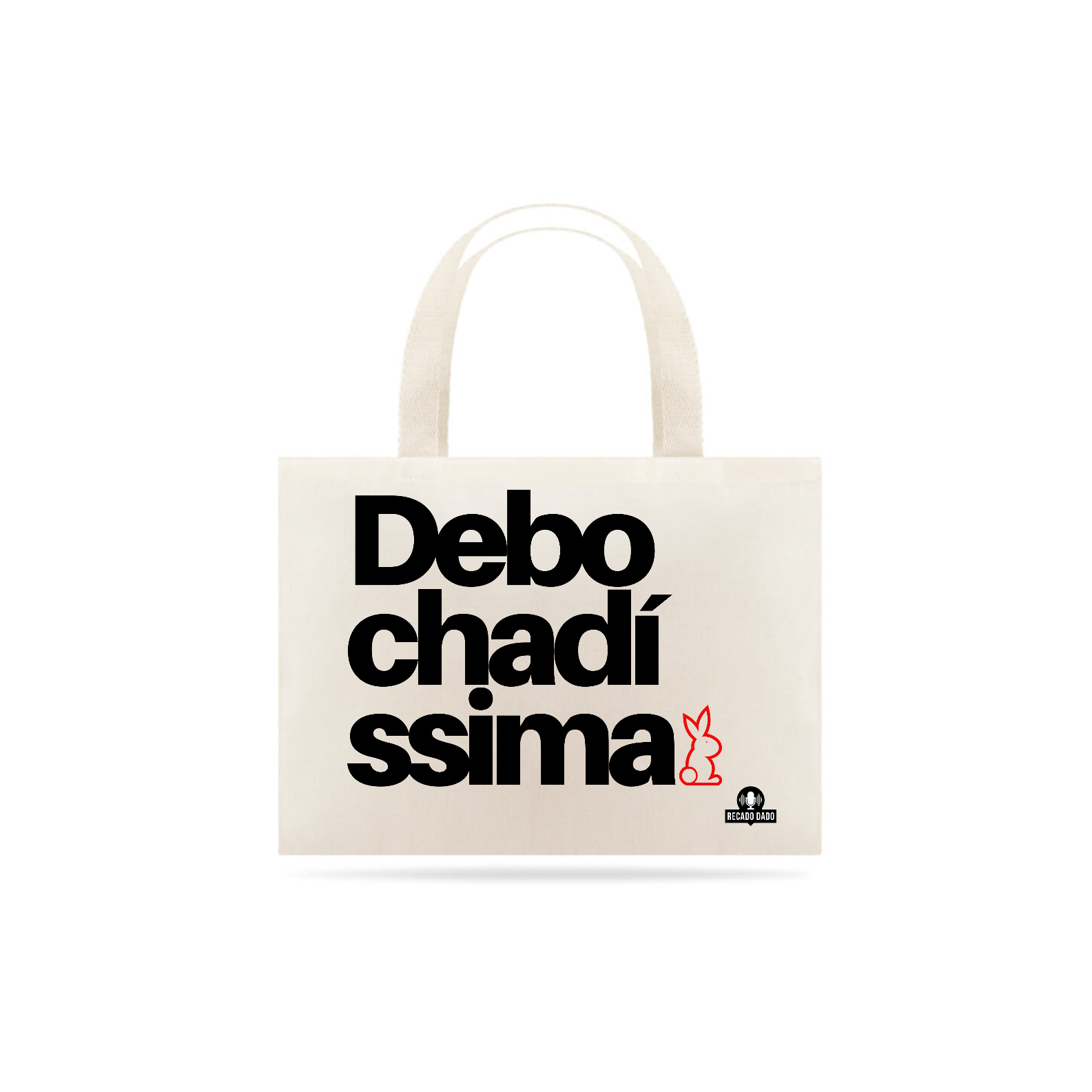 Nome do produto: Ecobag feminina com frase estampada \