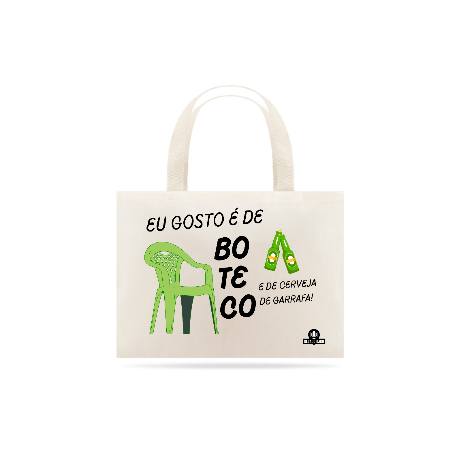 Nome do produto: Ecobag com a frase \