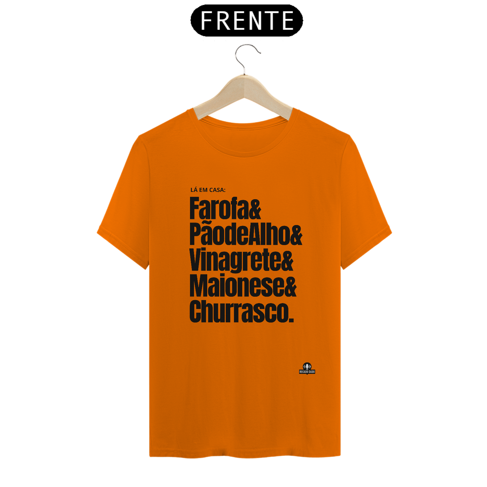 Nome do produto: Camiseta com frase \