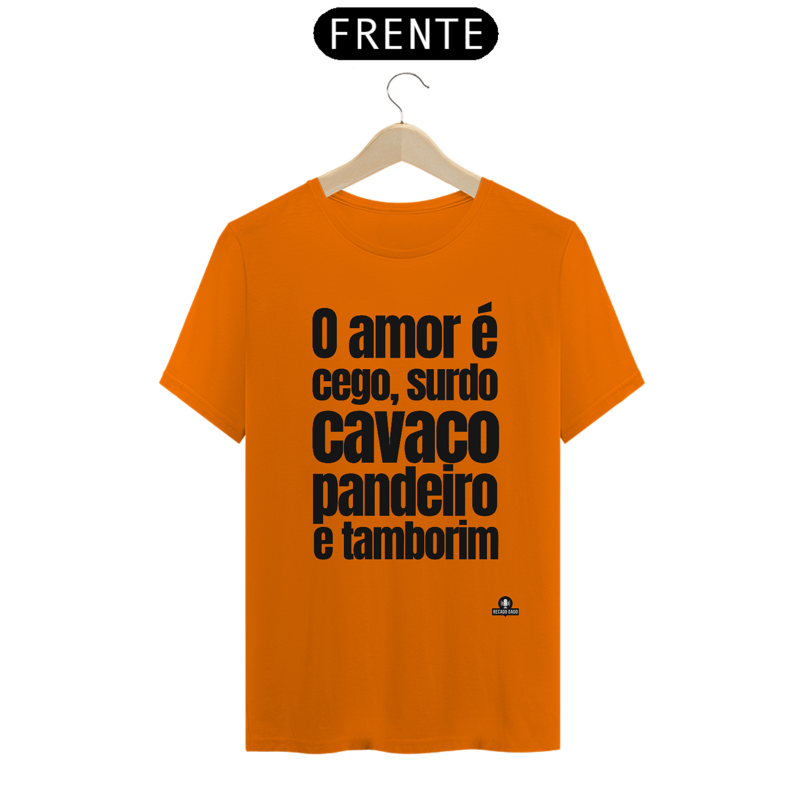 Nome do produto: Camiseta samba com frase \