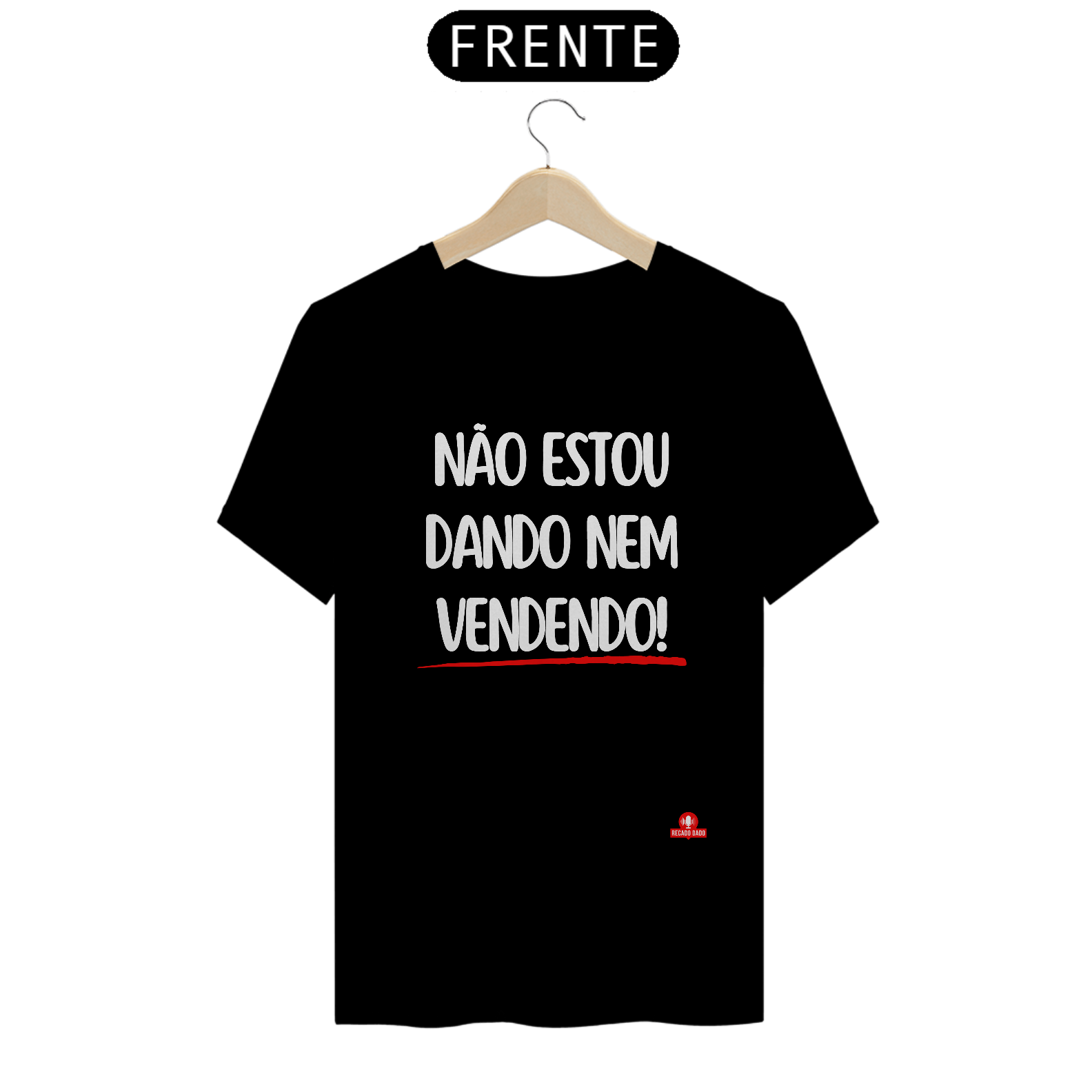 Nome do produto: Camiseta com frase divertida \