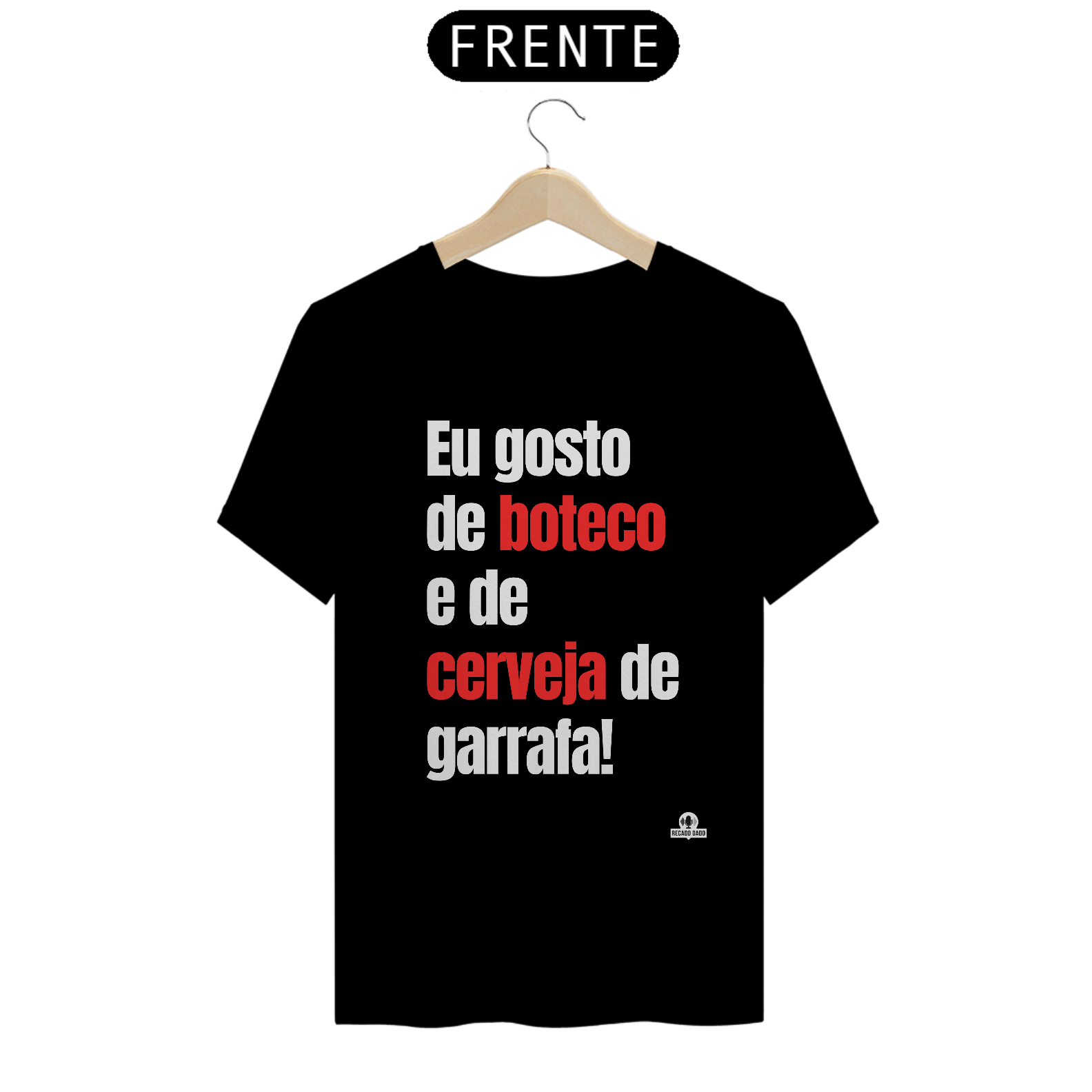 Nome do produto: Camiseta cerveja com frase \