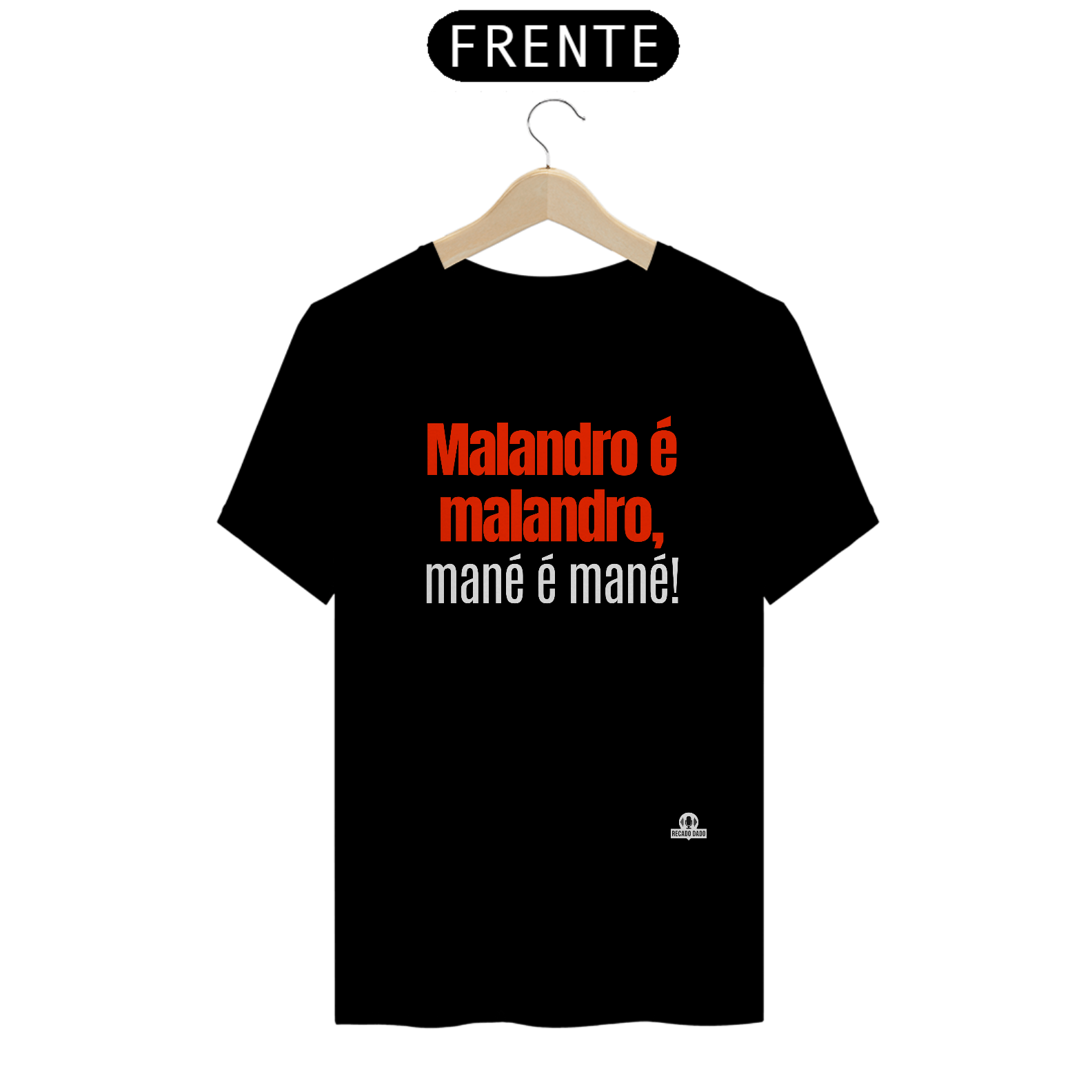 Nome do produto: Camiseta de samba com frase \