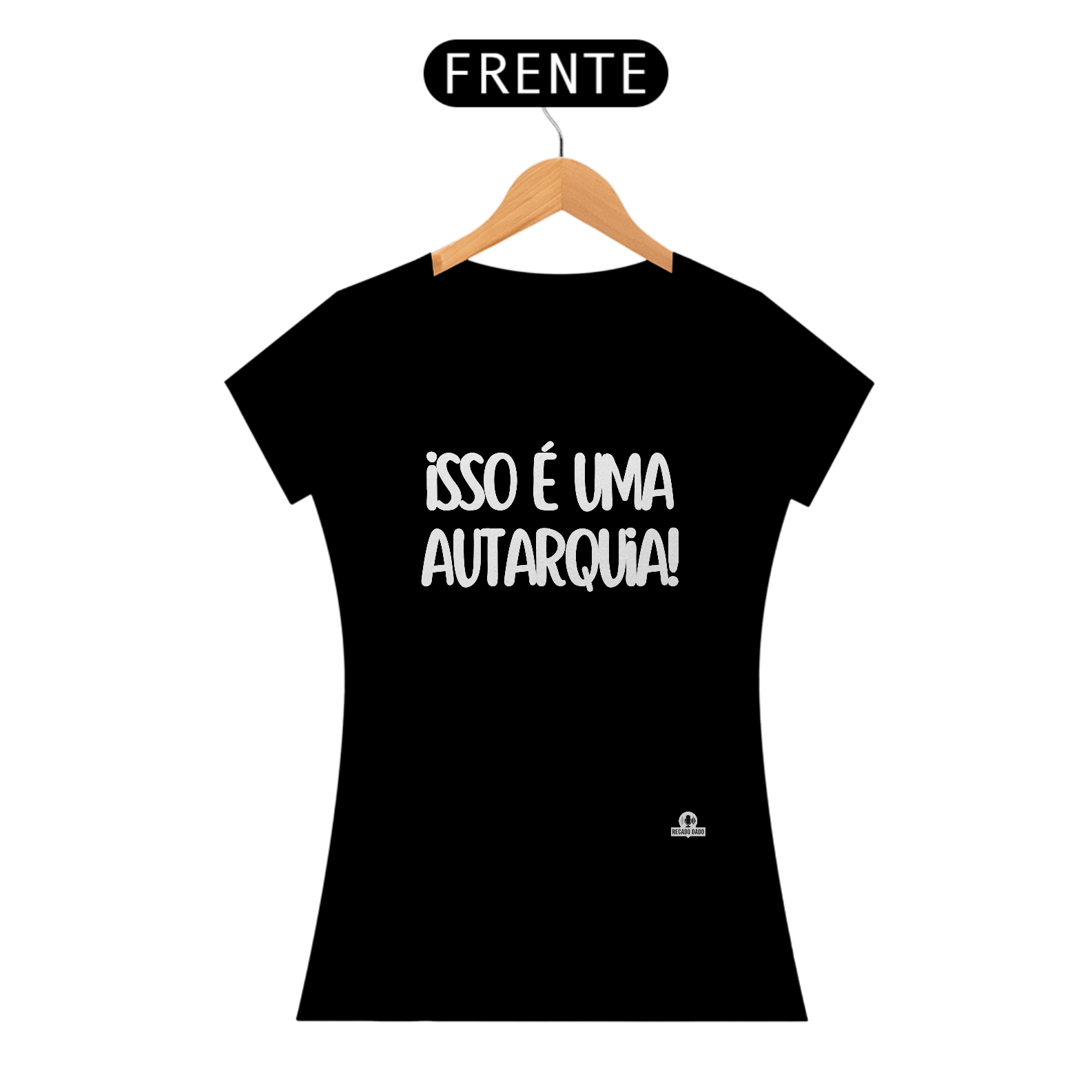Nome do produto: Camiseta feminina com frase engraçada \