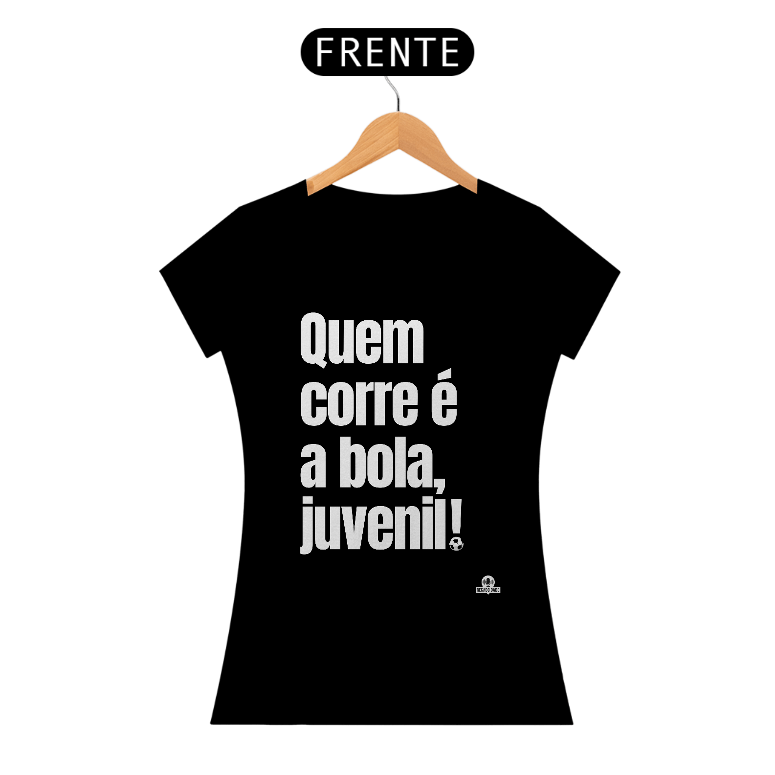 Nome do produto: Camiseta de futebol com frase \