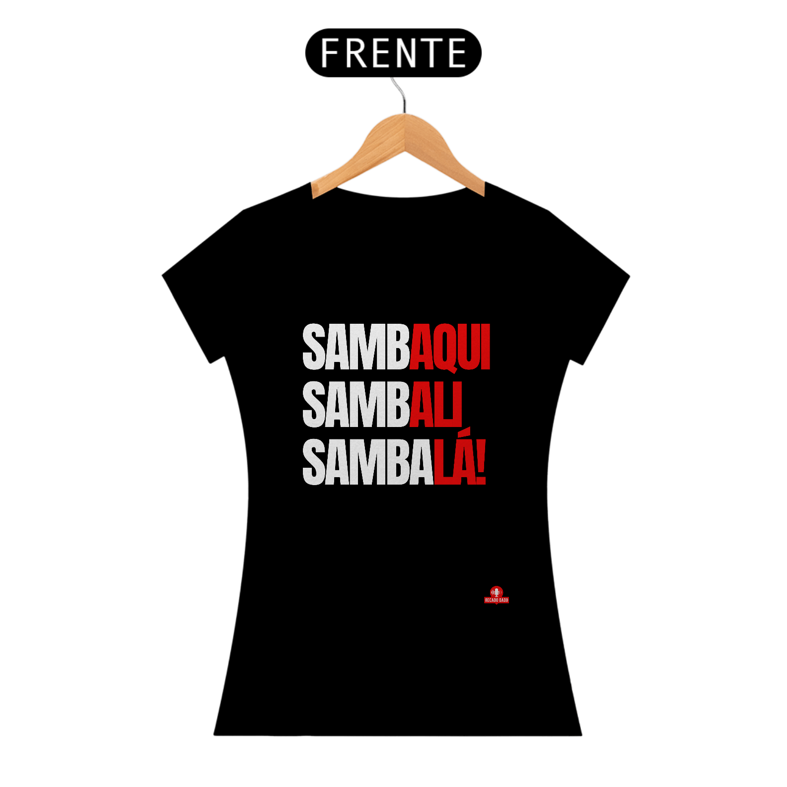 Nome do produto: Camiseta de samba frase \