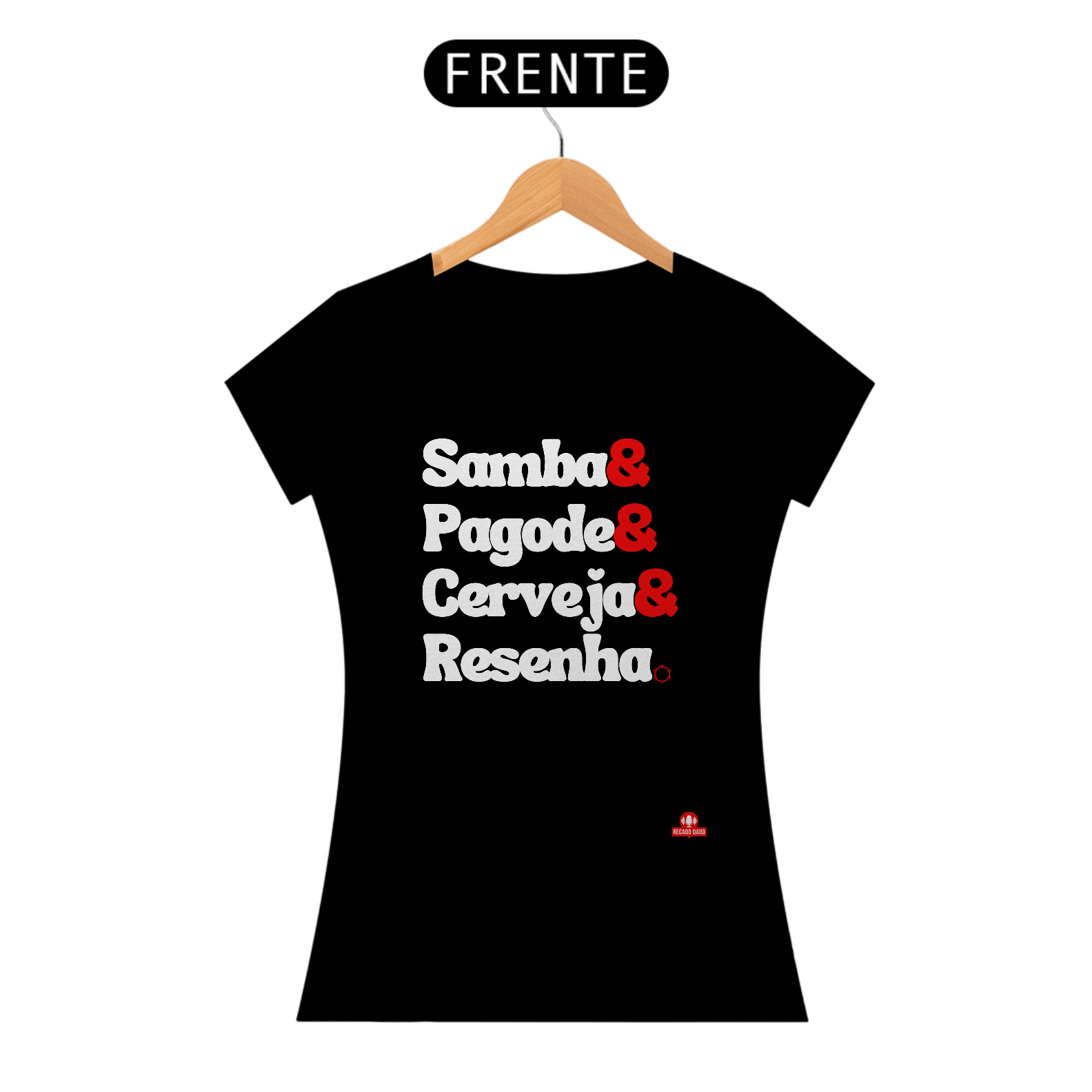Nome do produto: Camiseta feminina de fim de semana com frase \