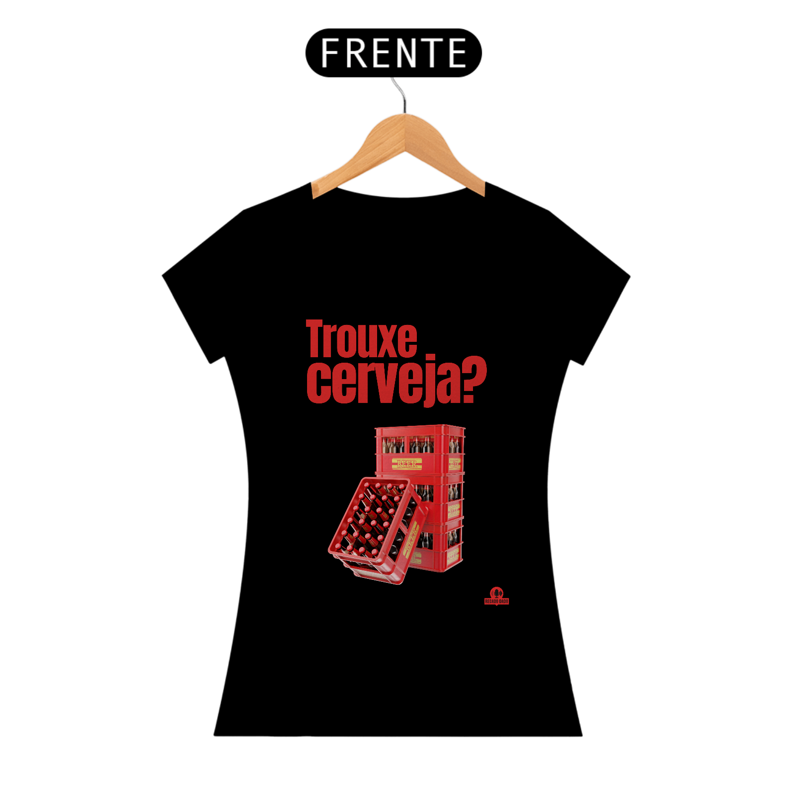 Nome do produto: Camiseta feminina de bar com a frase engraçada \
